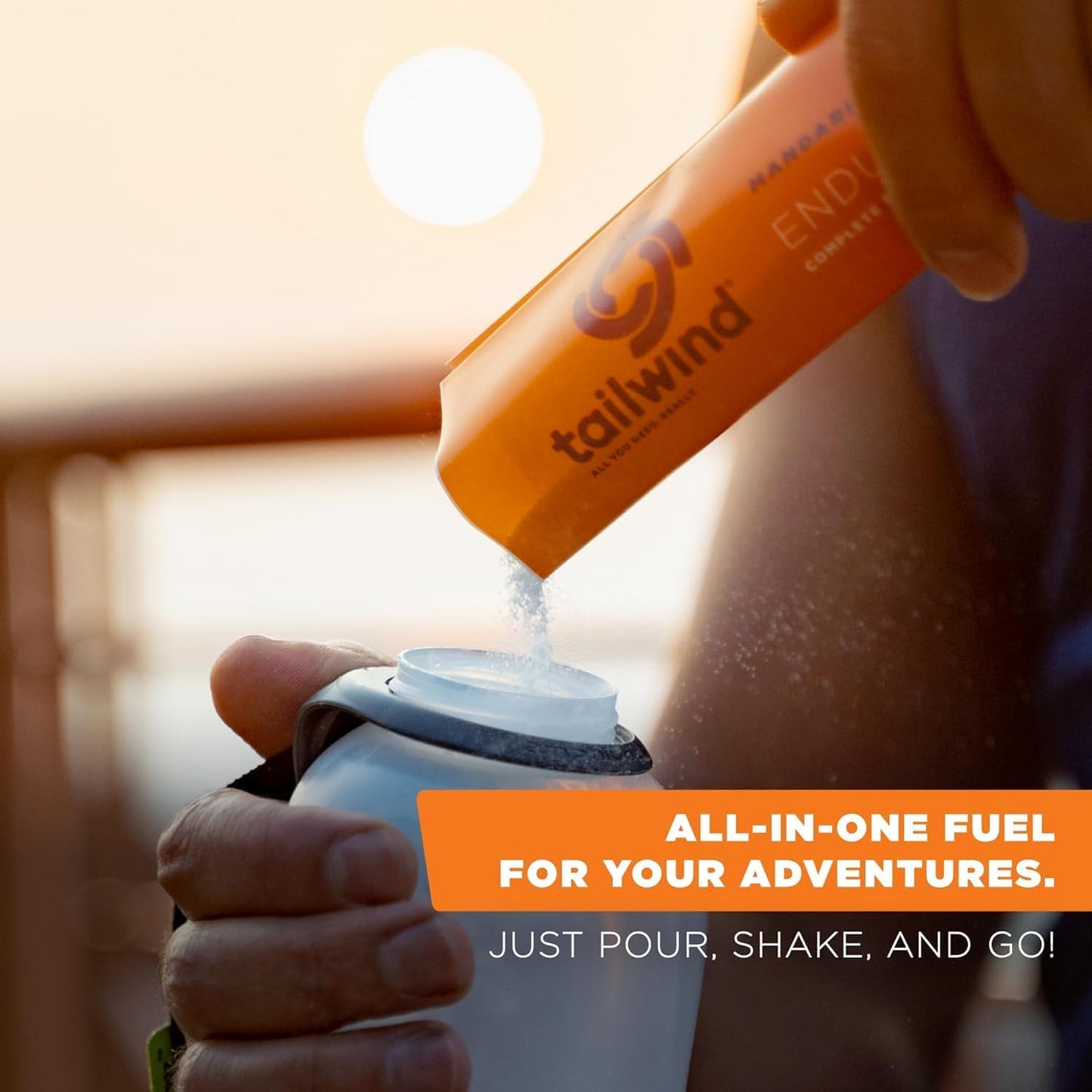 Tailwind Nutrition Endurance Fuel Powder - Gluten-Free & Vegan Sports Drink Mix with Electrolytes for Hydration, Mandarin Flavor, 50 Servings - Espot.com.au