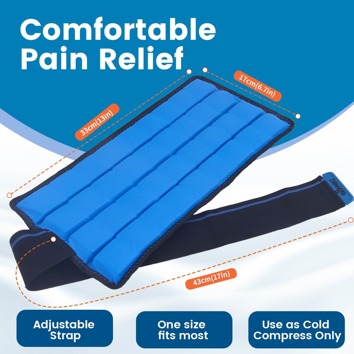 reusable-cold-ice-pack-wrap-sleeve-for-sport-injuries---long-lasting-cooling-therapy-with-ice-cubes-for-ankle-knee-elbow-back-head---swelling-bruises-sprain-joint-muscle-pain-relief-4