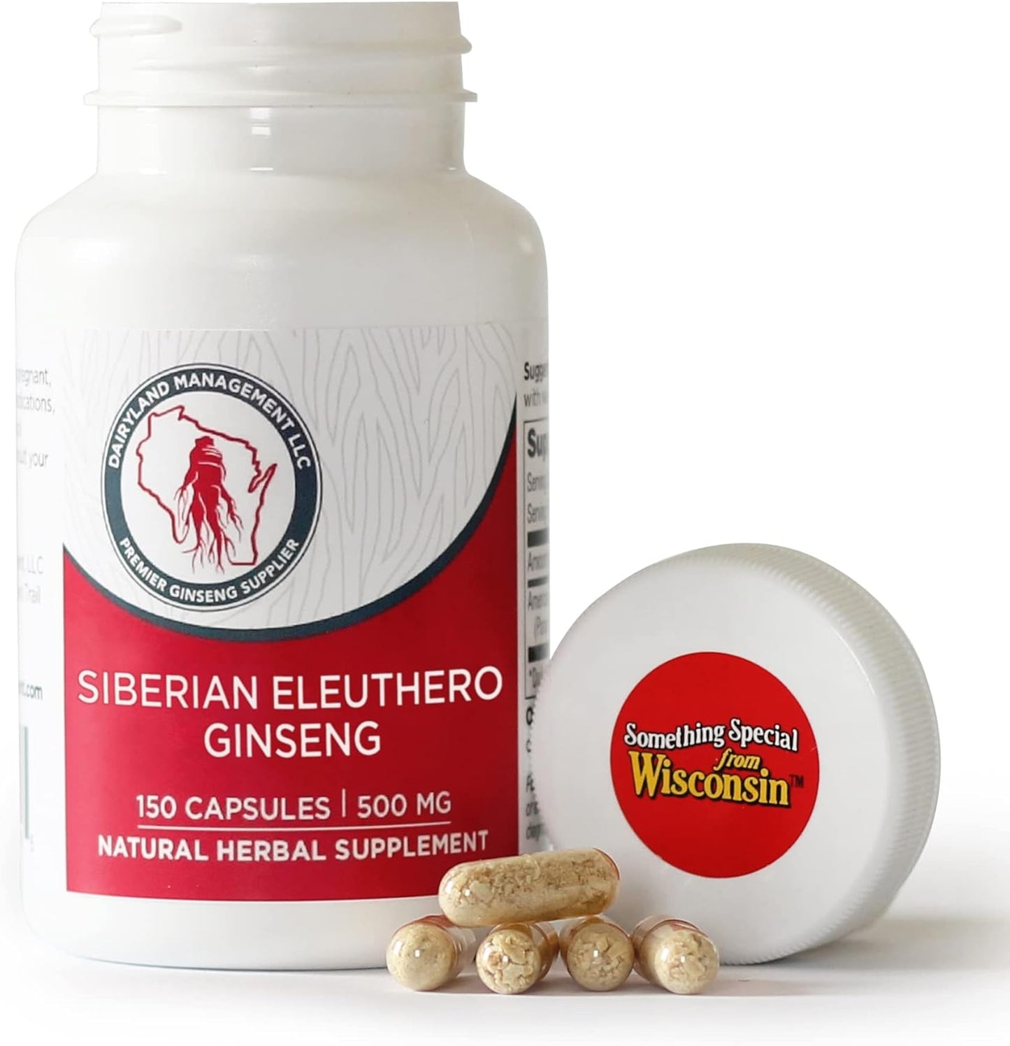 authentic-siberian-eleuthero-root-capsules---150-ct---gluten-free-non-gmo---daily-herbal-supplement-from-dairyland-ginseng-management-1