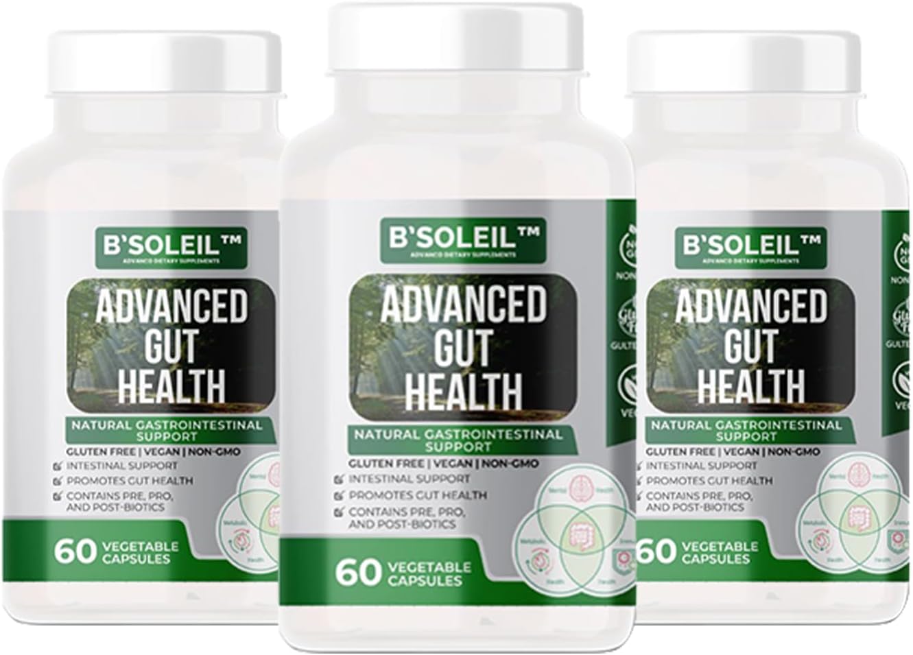 bsoleil-advanced-gut-health-probiotics-trio---3-pack-with-pre-pro-post-biotics---natural-gastrointestinal-support---gluten-free-vegan-non-gmo---25-billion-cfu---60-capsules-per-pack-1