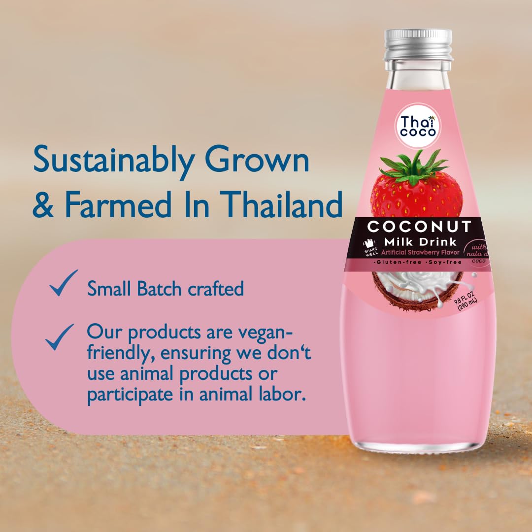 strawberry-coconut-milk-drink-with-nata-de-coco---thai-coco---98-fl-oz-12-pack---delicious-tropical-beverage-6