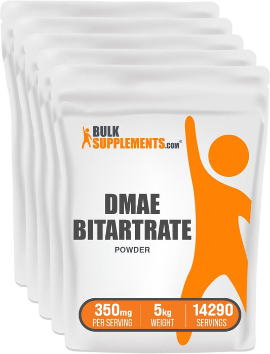 bulksupplements-dmae-bitartrate-powder---350mg-per-serving---5kg-11-lbs---pack-of-5---gluten-free-dmae-supplement-1