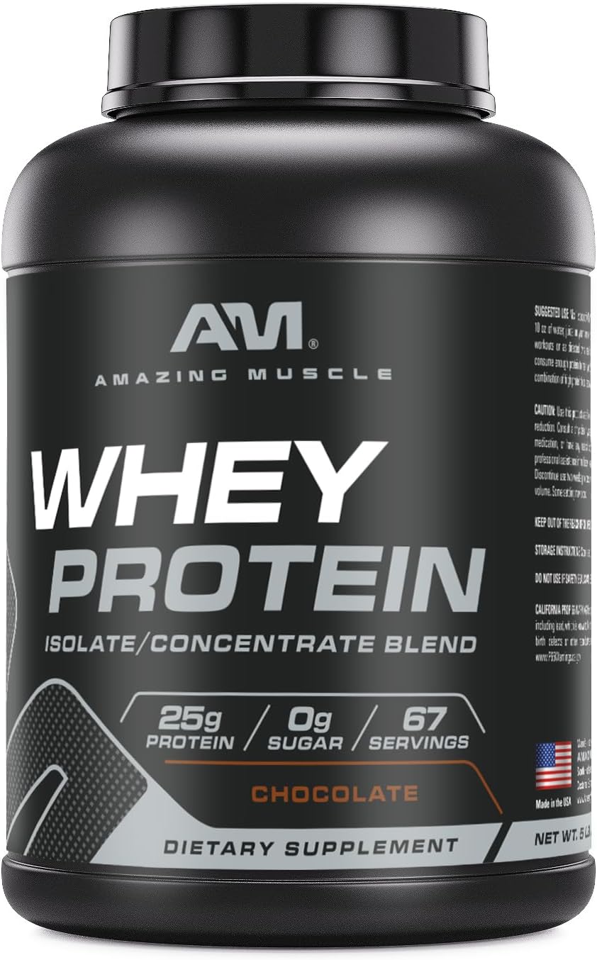 amazing-nutrition-amazing-muscle-100-whey-protein-powder---advanced-formula-with-whey-protein-isolate-and-ultra-filtered-concentrate---chocolate-flavor---5-lb-4