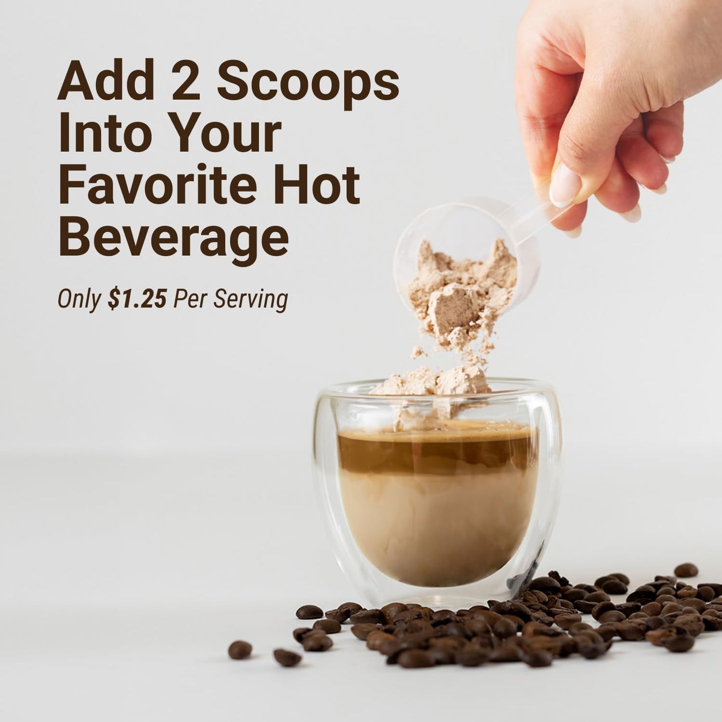 Vanilla Collagen Coffee Creamer - Dairy-Free & Gluten-Free - Supports Hair, Skin, Nails - 40 Servings - Espot.com.au