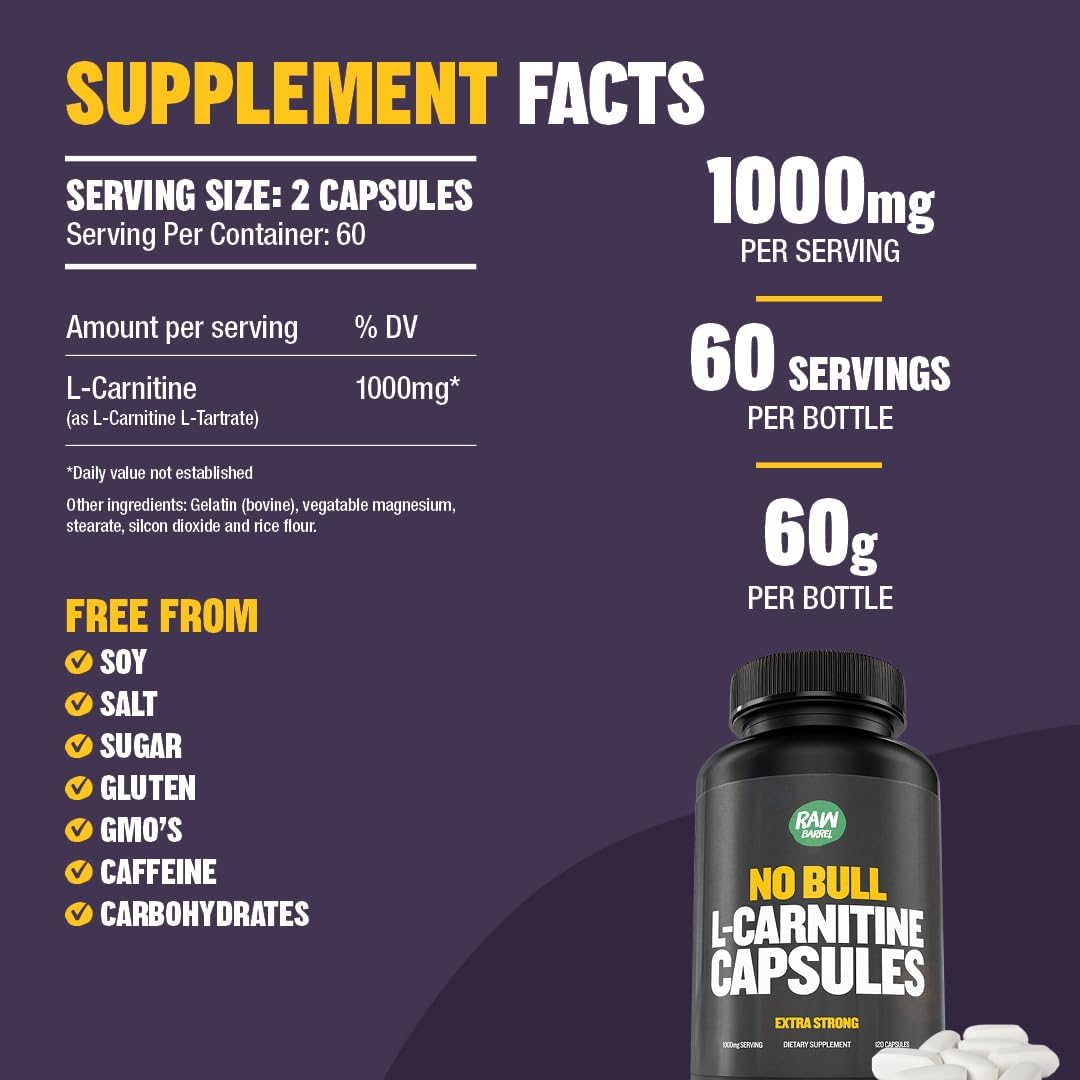 pure-l-carnitine-l-tartrate-capsules-for-cognitive-function-500mg---keto-friendly-supplement-for-men-and-women-by-raw-barrel-7