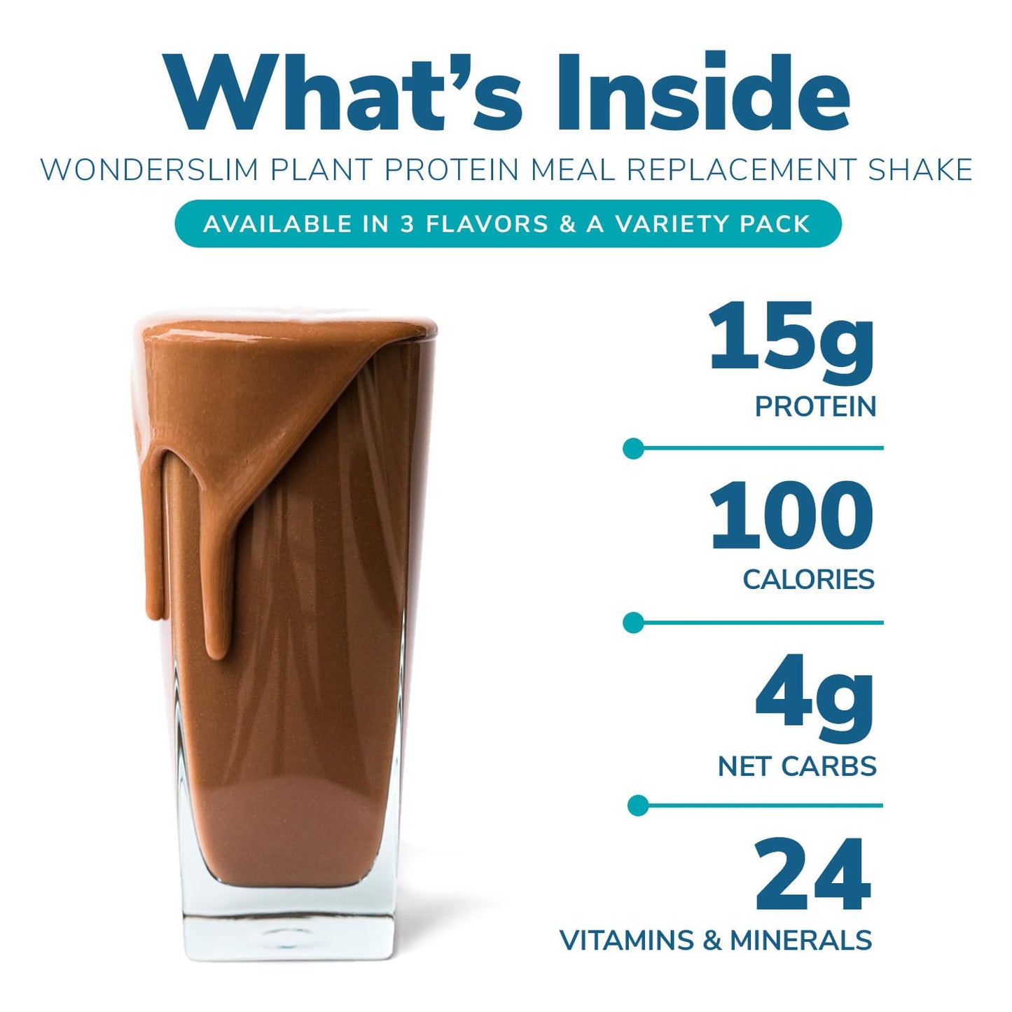 Chocolate Plant Based Meal Replacement Shake - 15g Protein, Keto Friendly, Low Carb, Low Sugar - Gluten, Soy, Dairy Free - 7ct - Espot.com.au