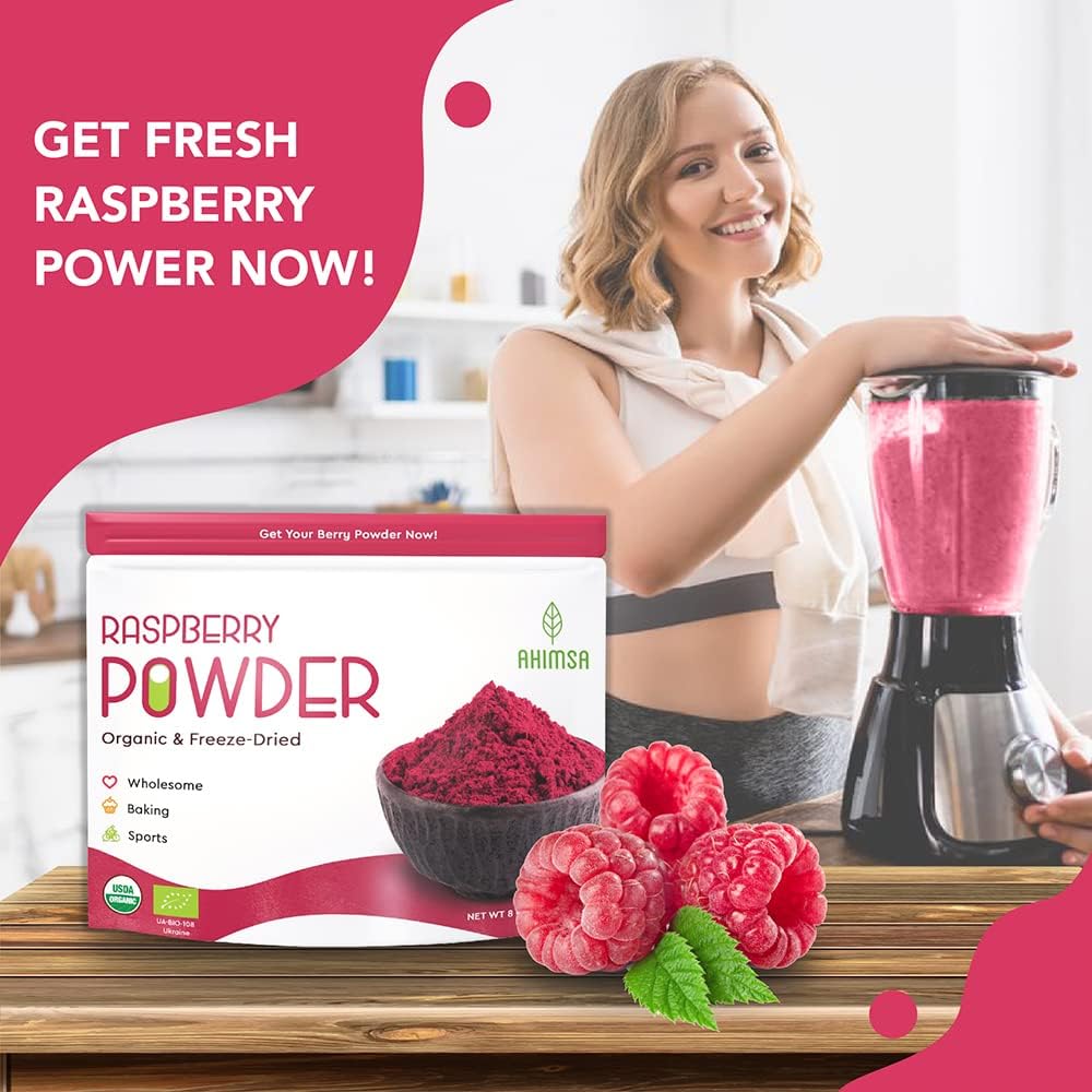 organic-freeze-dried-raspberry-powder---8-oz-usda-certified-smoothie-baking-powder-high-in-potassium-rich-in-fiber-juice-powder-2