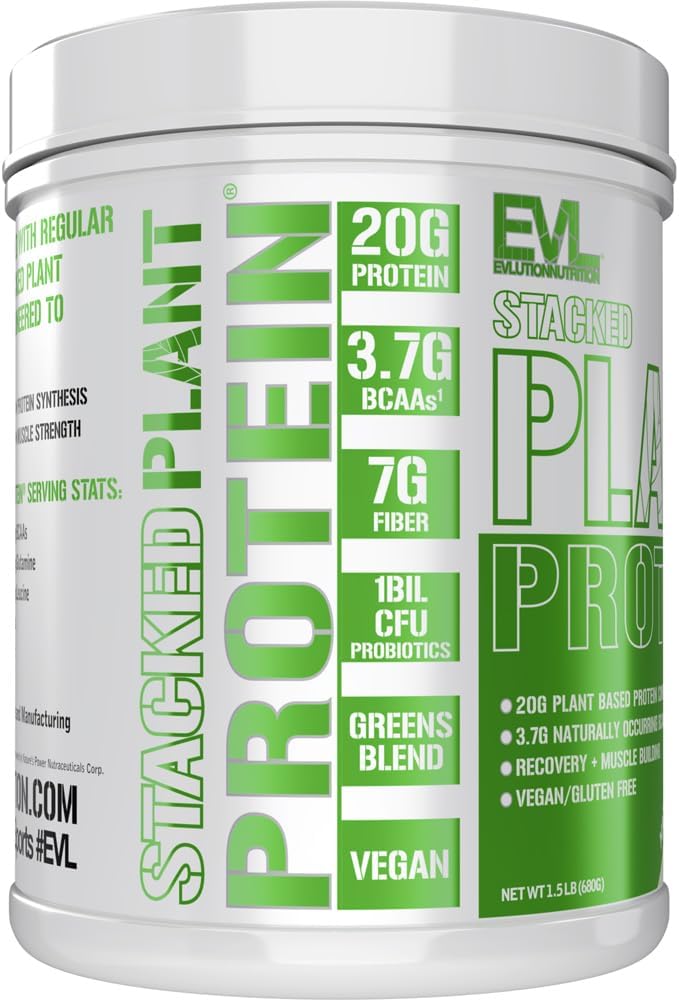 evlution-nutrition-plant-protein-powder---vegan-non-gmo-gluten-free-probiotics-bcaas-fiber---complete-plant-based-protein-complex---15-lb---natural-vanilla-flavor-5
