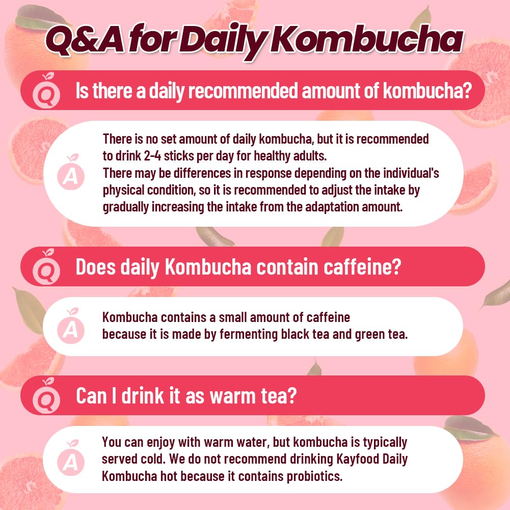 gut-healthy-kiwi-kombucha-tea-powder-mix-with-probiotics-prebiotics---zero-sugar-sparkling-beverage-for-iced-or-hot-tea-workout-tea---20-sticks-in-reusable-bottle-set---grapefruit-flavor-8
