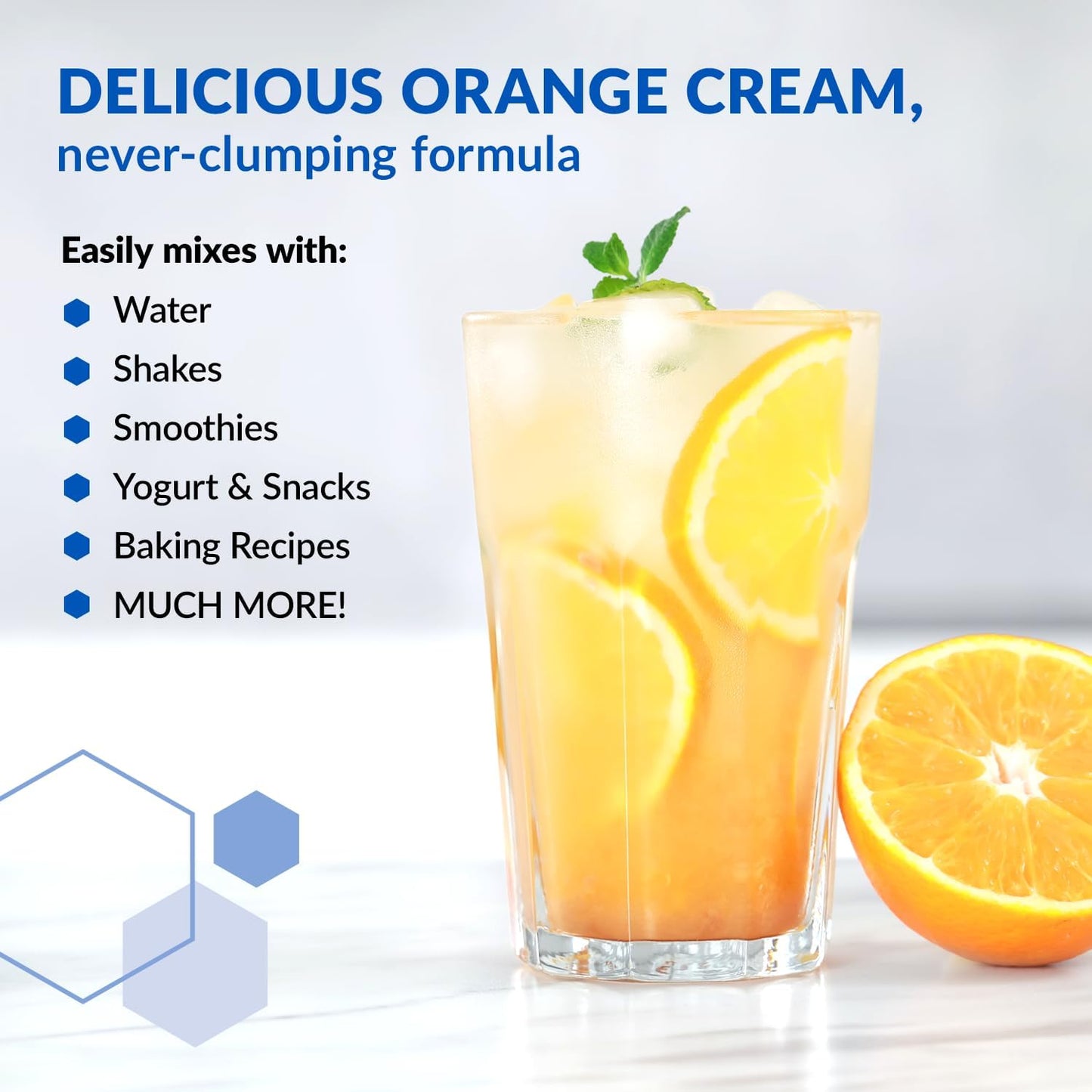 BioTrust Low Carb Lite Orange Cream Protein Shake - 20g Grass-Fed Whey, 100 Calories, ProHydrolase Enzymes, Non-GMO, Soy & Gluten-Free, rBGH-Free - 14 Servings - Espot.com.au