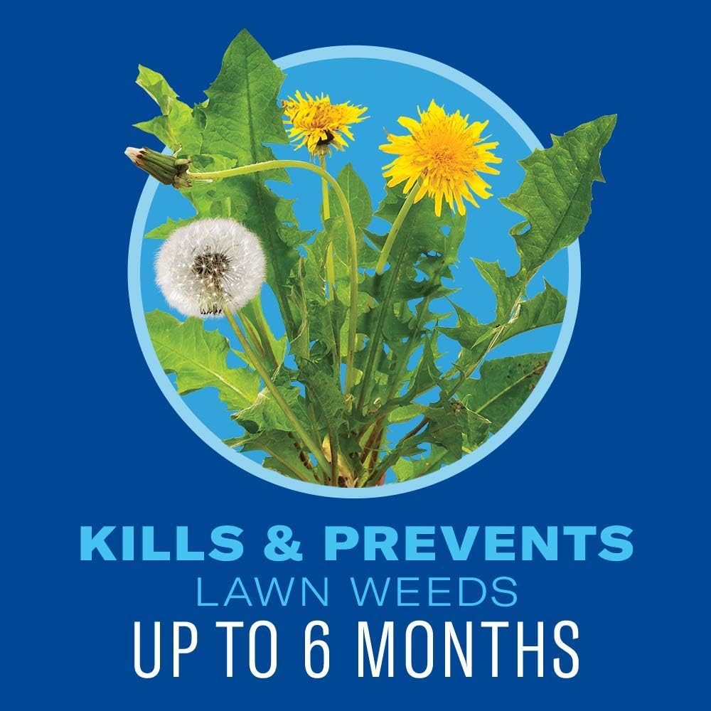 BioAdvanced 5 In 1 Weed and Feed Granules - 9.6LB Bottle - All-in-One Lawn Care Solution - Espot.com.au