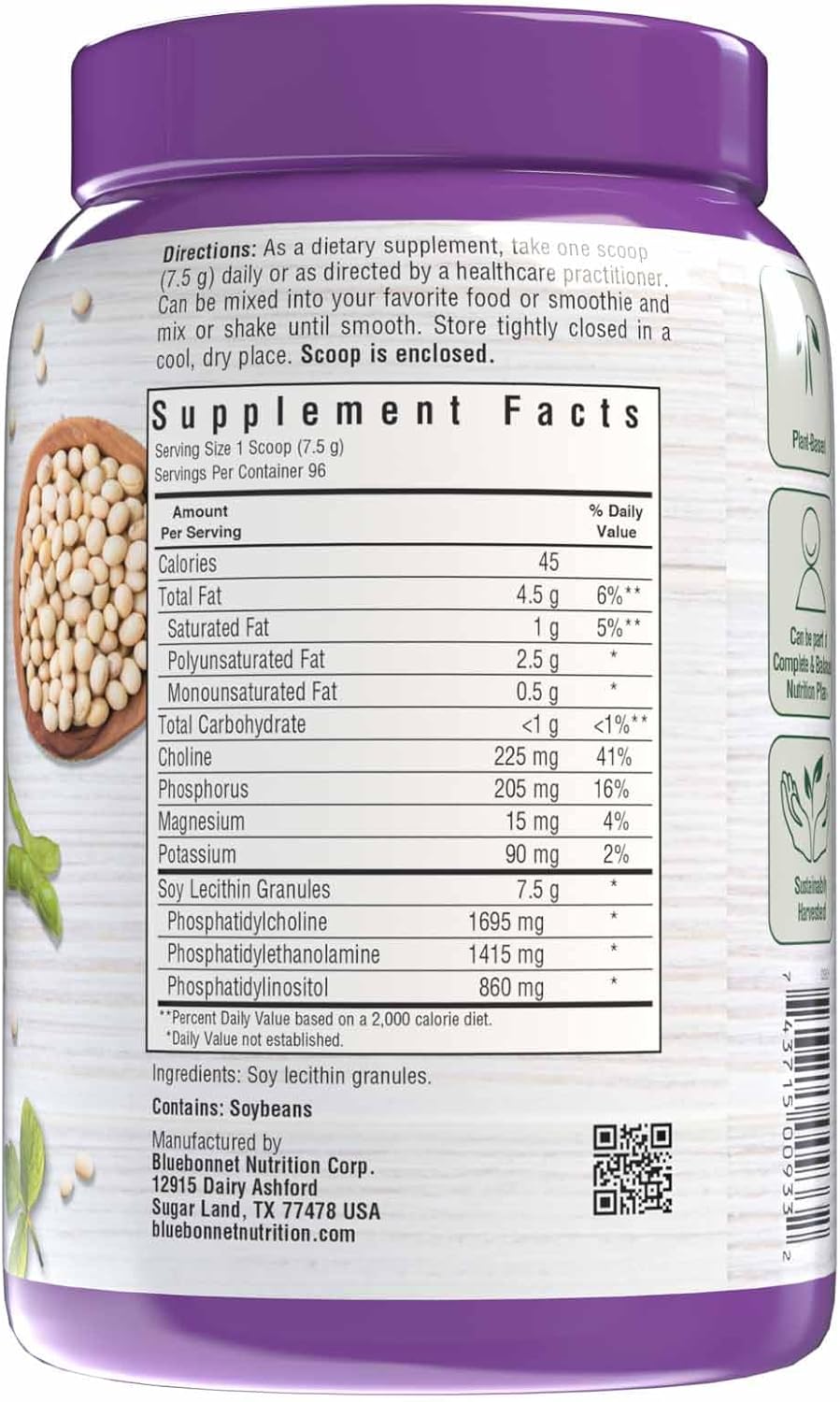 bluebonnet-nutrition-super-earth-lecithin-granules---non-gmo-soy-vegan-kosher-gluten-free---254-oz---96-servings-2