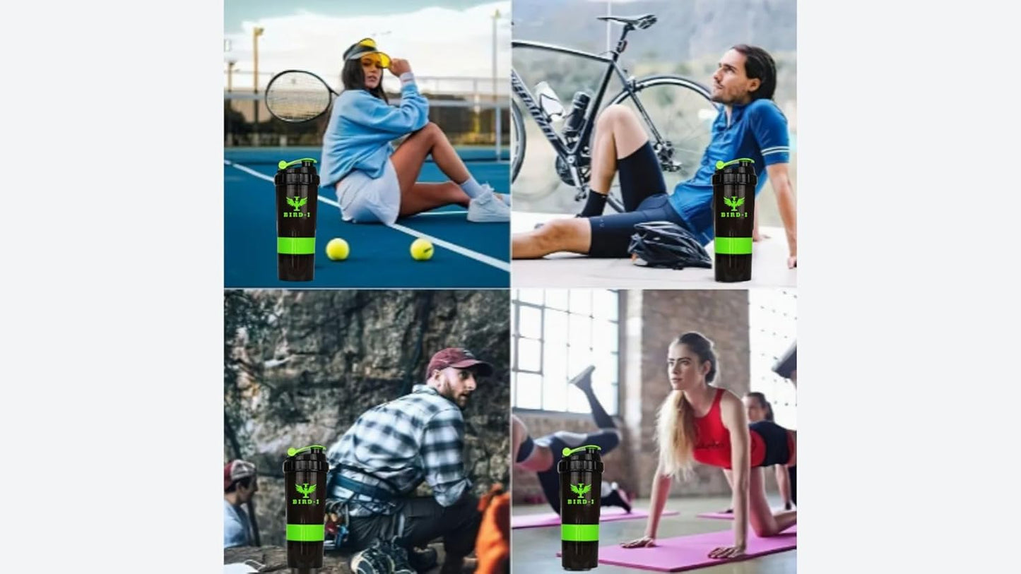 bird-i-3-in-1-gym-protein-shaker-500ml-bpa-free-metal-mixer---green-5