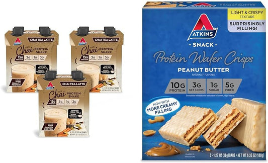 bundle-deal-atkins-chai-tea-latte-protein-shake-and-peanut-butter-protein-wafer-crisps---15g-protein-3g-net-carb-1g-sugar---5-count-1