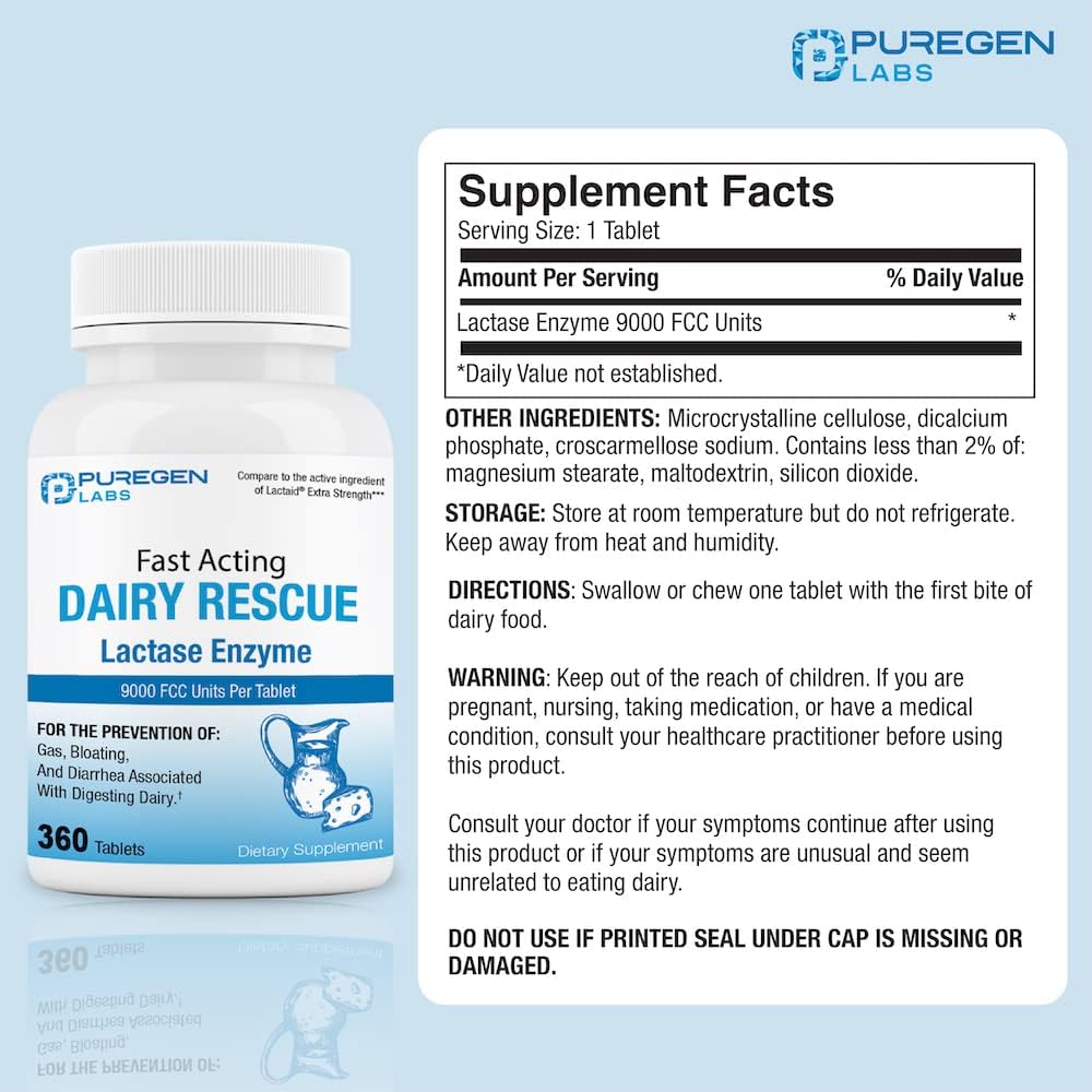puregen-labs-dairy-relief-fast-acting-lactase-enzyme-9000-fcc---360-tablets-for-lactose-intolerance-2
