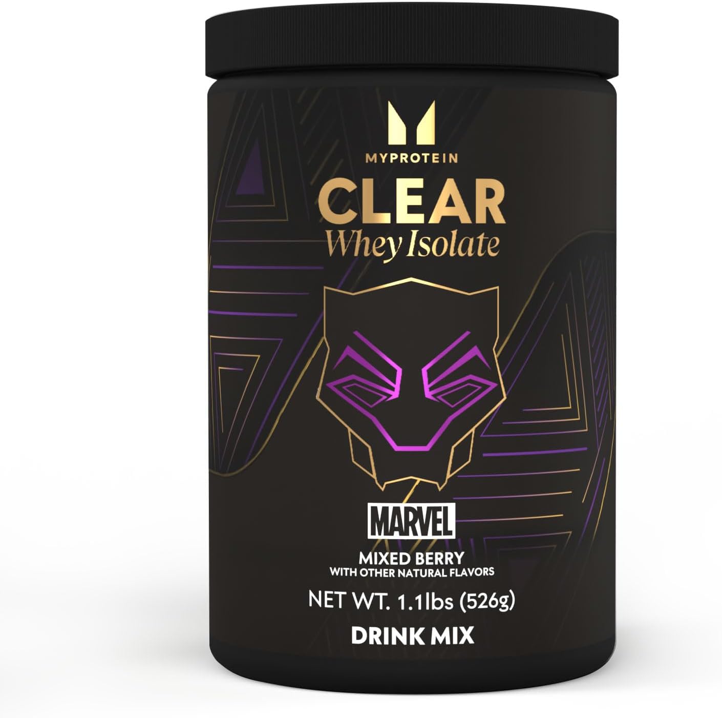 marvel-inspired-black-panther-mixed-berry-clear-whey-isolate-protein-powder---11-lb-20-servings-with-20g-protein-per-serving---ideal-for-super-hero-workouts-1