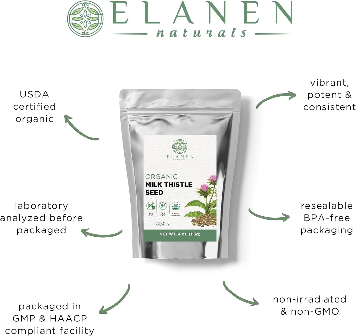 usda-certified-organic-milk-thistle-seeds-4-oz-113g-by-elanen-naturals---bulk-dried-silybum-marianum-semillas-de-mariano---whole-natural-seed-2