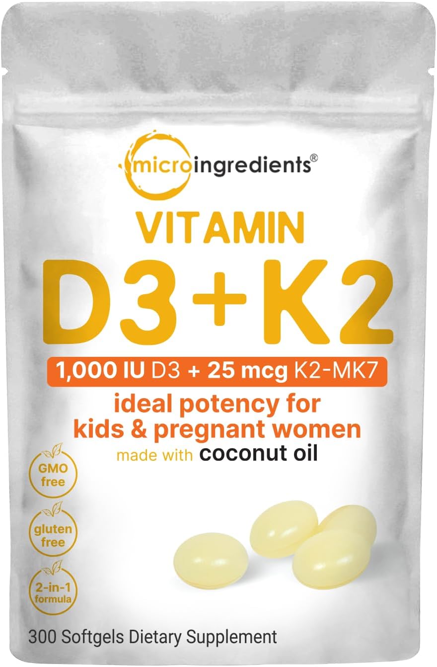 vitamin-d3-1000-iu-with-k2-mk-7-virgin-coconut-oil-softgels---300-capsules-2-in-1-d-k-complex-for-kids-pregnant-women---easy-to-swallow-formula-1