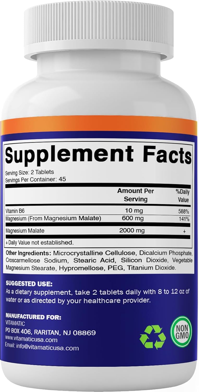 2-bottles-of-vitamatic-magnesium-malate-2000mg---90-vegetarian-tablets-with-added-b6---supports-muscle-joint-and-heart-health---maximum-absorption-formula-5
