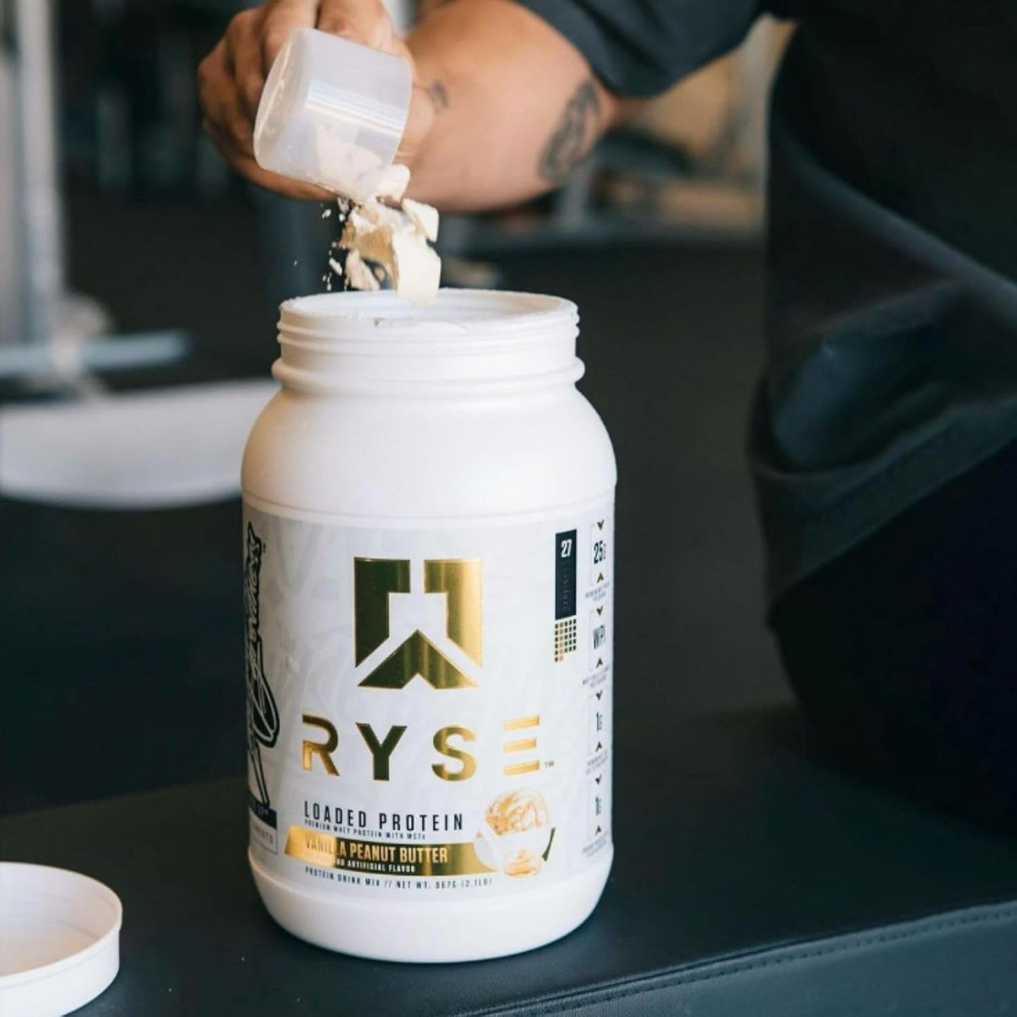 ryse-up-supplements-loaded-protein-powder---vanilla-peanut-butter-flavor-25g-whey-protein-isolate-concentrate-contains-prebiotic-fiber-mcts-low-carb-low-sugar-formula-27-servings-5
