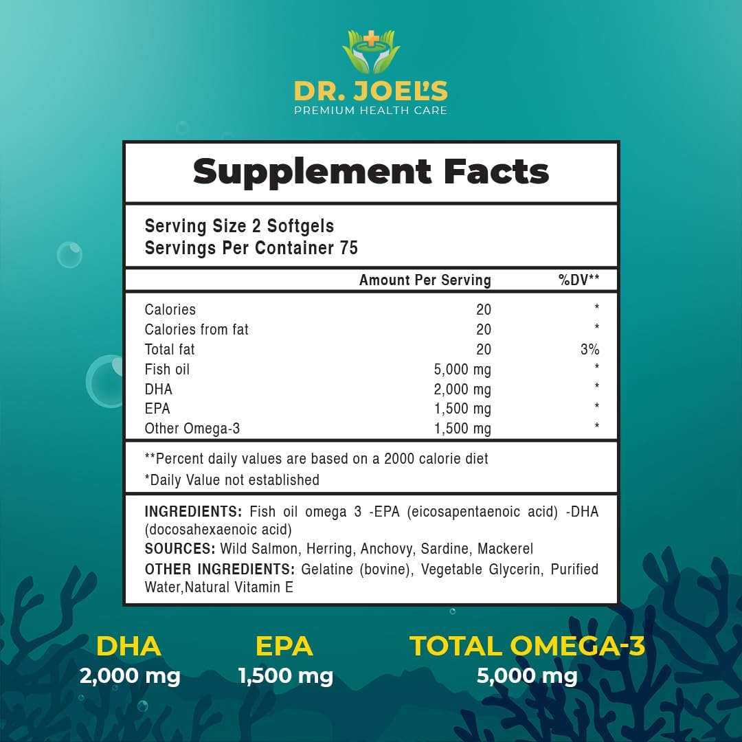 high-strength-fish-oil-omega-3-supplement-with-no-fishy-aftertaste---5000mg-2000mg-dha-1500mg-epa---150-softgels---non-gmo---usa-made-7