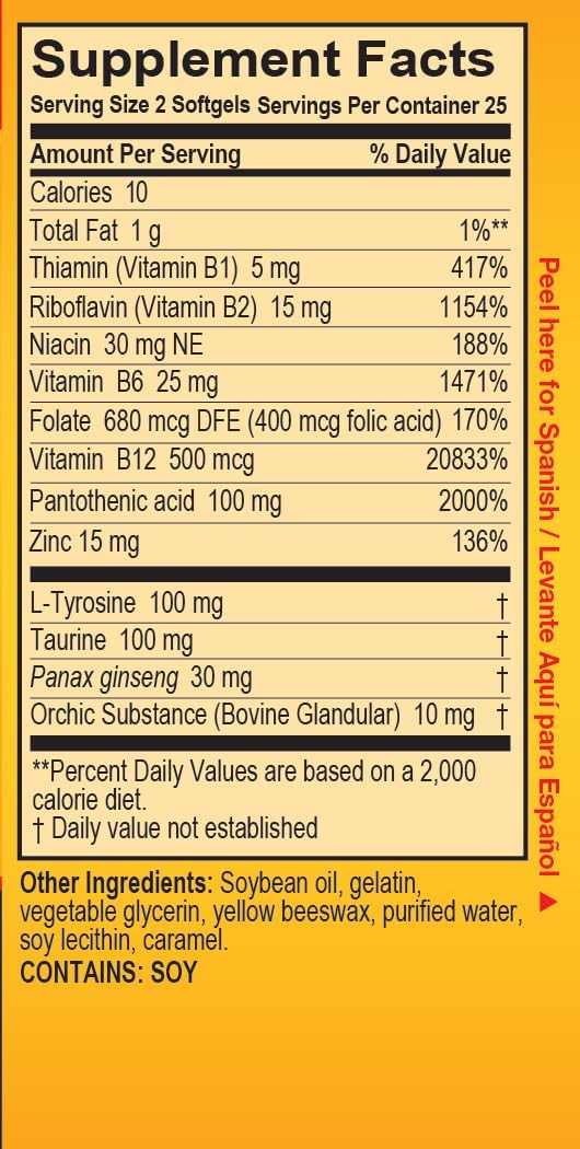 high-potency-super-macho-dietary-supplement-with-zinc-b-vitamins---no-preservatives-sugar-or-caffeine---made-in-usa---50-softgels-2