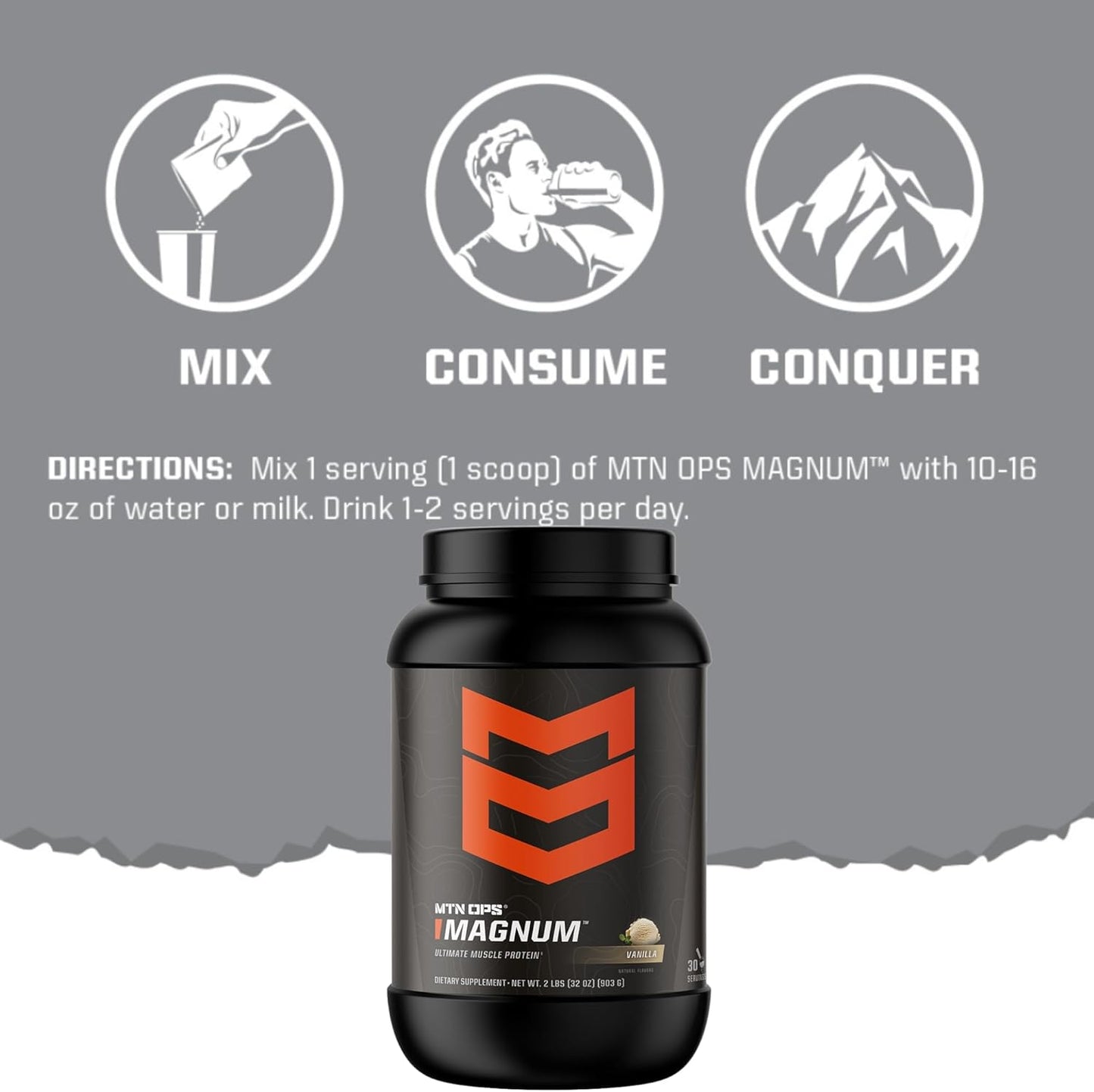 mtn-ops-magnum-strawberries-cream-protein-powder---30-servings-23g-whey-isolate-protein-bcaas-zero-sugar-gluten-free-5