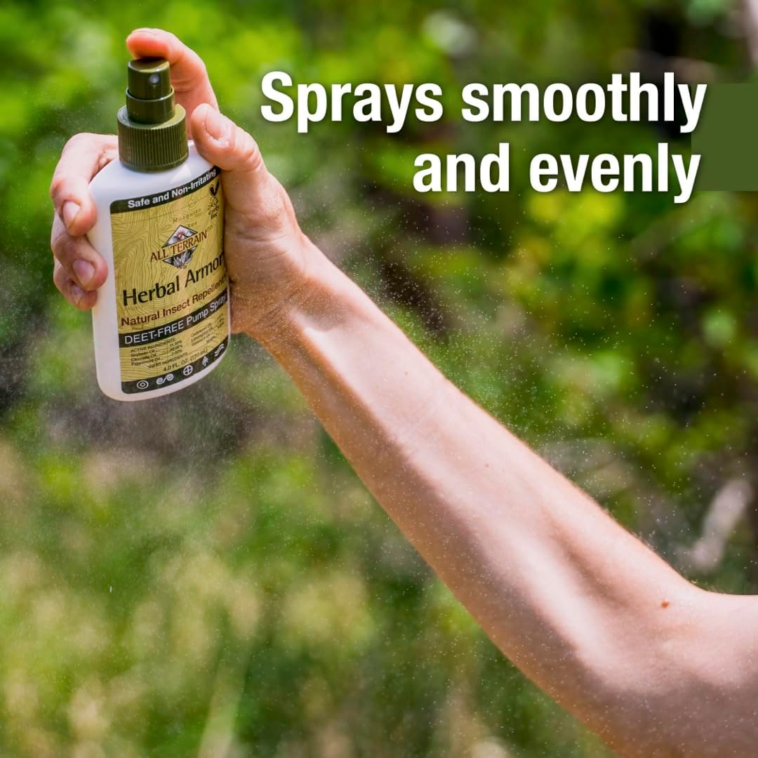8oz All-Natural Plant-Based Insect Repellent Pump Spray - DEET-Free Bug Protection for Family and Pets - Outdoor Safe Formula - Espot.com.au