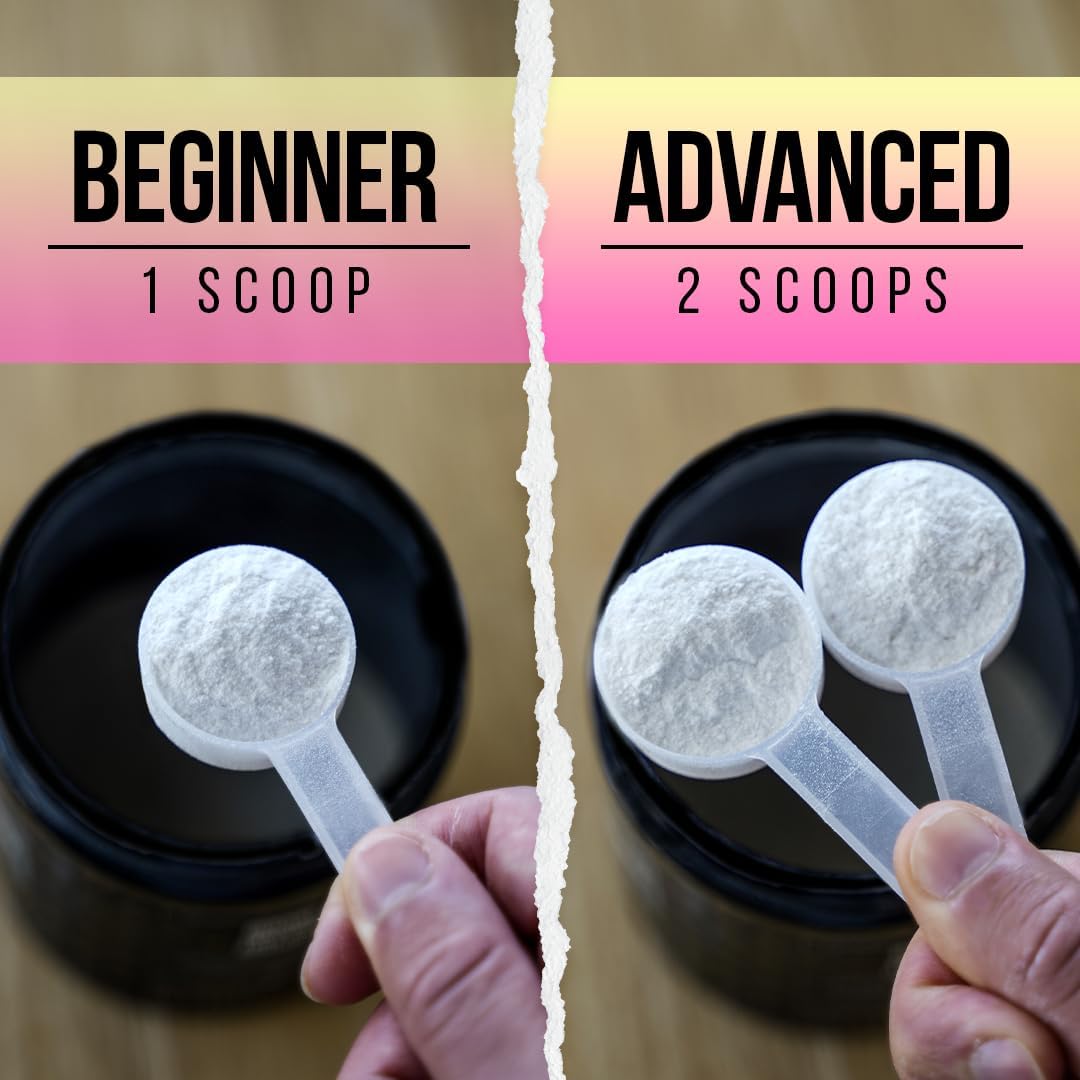 High-Performance Pre Workout Supplement with Creatine, Beta Alanine, L-Citrulline, and Caffeine for Energy Boost - 30 Servings, King Lemonade Flavor - Espot.com.au