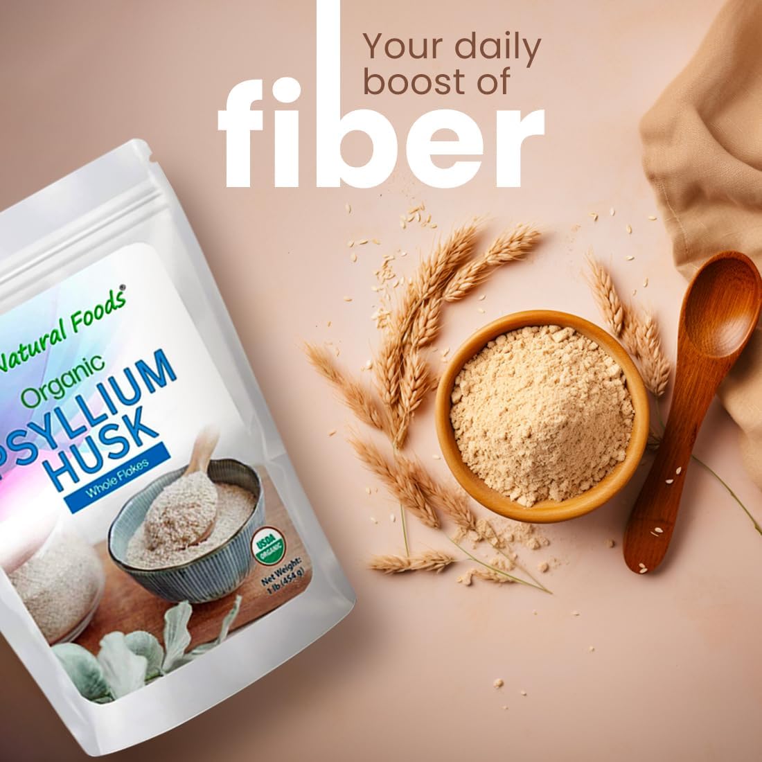 organic-whole-psyllium-husk-flakes---natural-fiber-supplement-for-smoothies-juices-non-gmo-vegan-gluten-free-kosher---1-lb-6