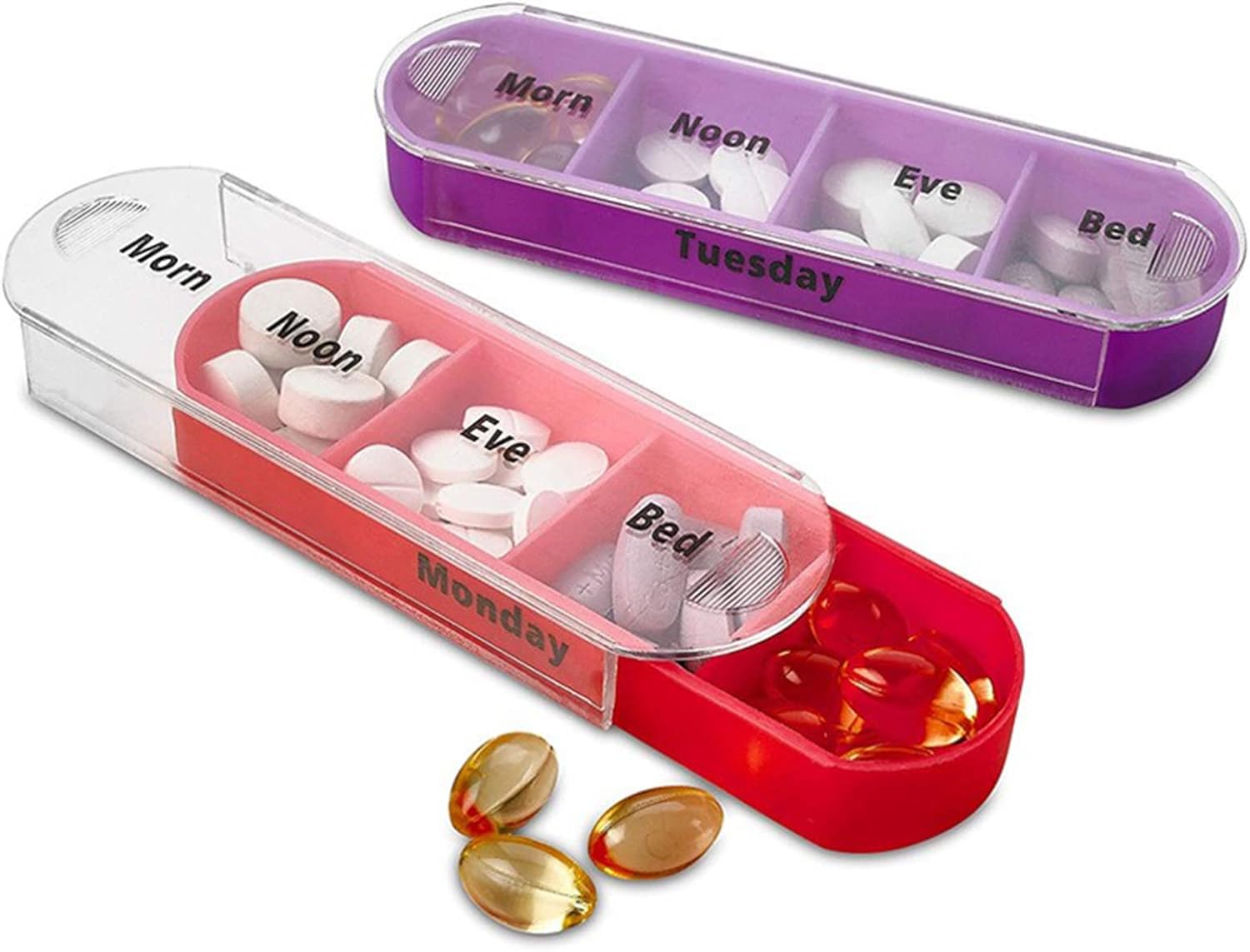 absok-weekly-stackable-pill-organizer-with-4-times-a-day-compartments---morning-noon-evening-bedtime---7-stackable-boxes-6