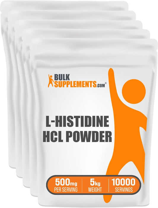 bulksupplements-l-histidine-hcl-powder---500mg-essential-amino-acid-supplement-gluten-free-5kg-11-lbs---pack-of-5-1