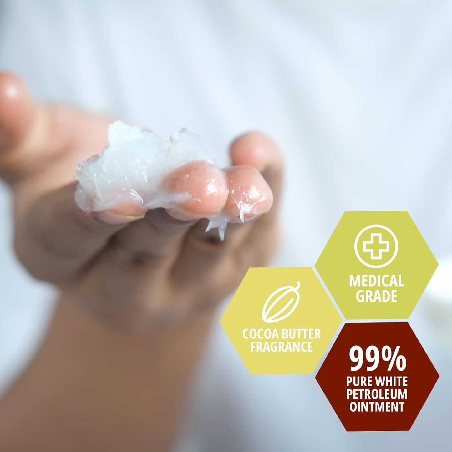 8oz-tub-of-med-pride-petroleum-jelly-with-cocoa-butter-fragrance---skin-protectant-for-dry-skin-rashes-burns-and-wounds---moisturizer-for-lips-hands-and-chaffed-skin-2