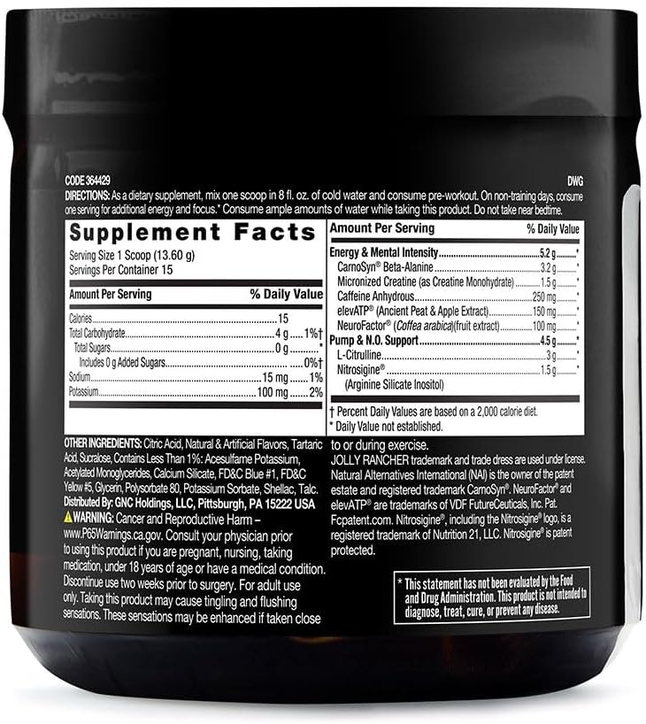 clinically-dosed-pre-workout-powder-with-caffeine-l-citrulline-beta-alanine-and-nitric-oxide---jolly-rancher-green-apple-flavor---15-servings-2