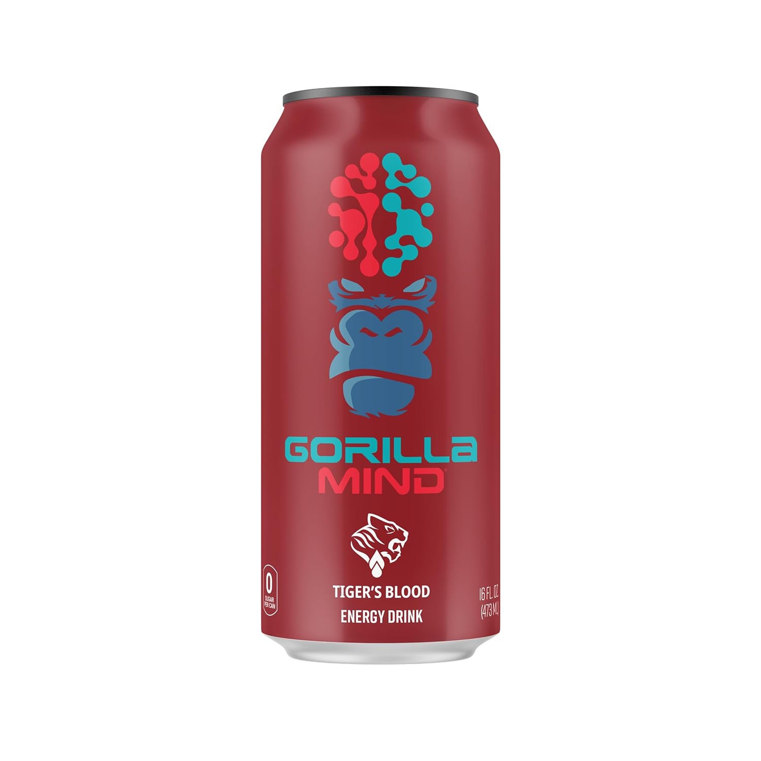 premium-gorilla-mind-energy-drink---boost-energy-focus-with-n-acetyl-l-tyrosine-alpha-gpc-caffeine-uridine-saffron---zero-sugar-zero-artificial-colors---16oz-12-pack-variety-pack-2-4