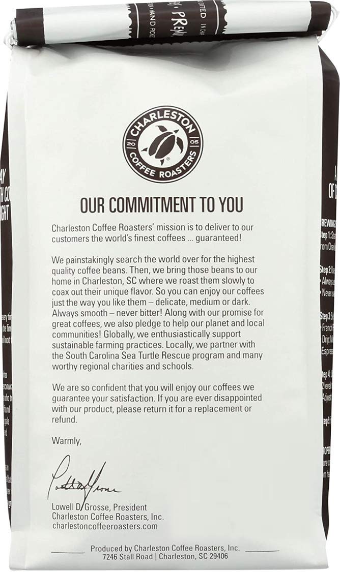 charleston-coffee-roasters-kiawah-dark-roast-whole-bean-coffee-12oz---specialty-organic-hand-picked-premium-slow-roast-2