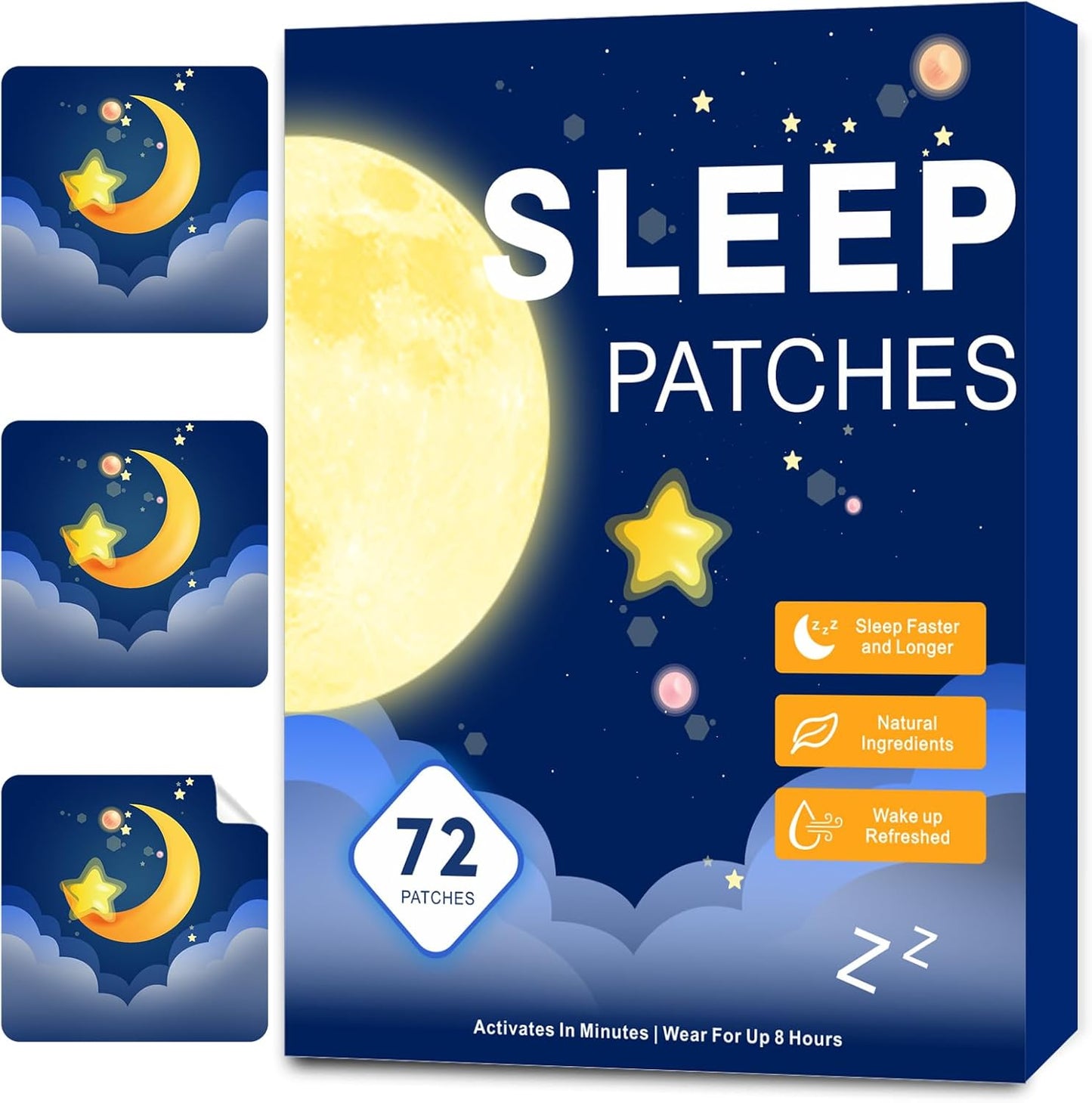 63 Zcokail Original Extra Strength Sleep Patches for Adults - Deep Sleep Aid for Men and Women