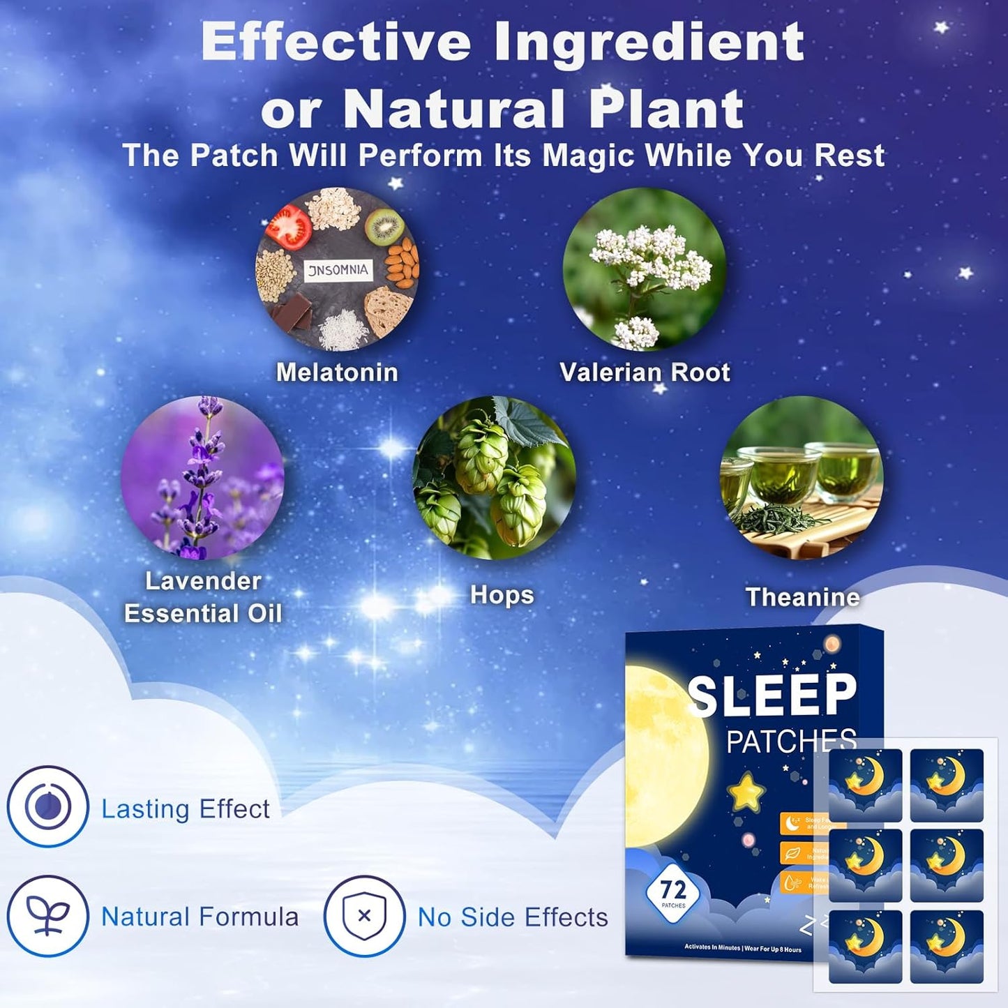 63 Zcokail Original Extra Strength Sleep Patches for Adults - Deep Sleep Aid for Men and Women