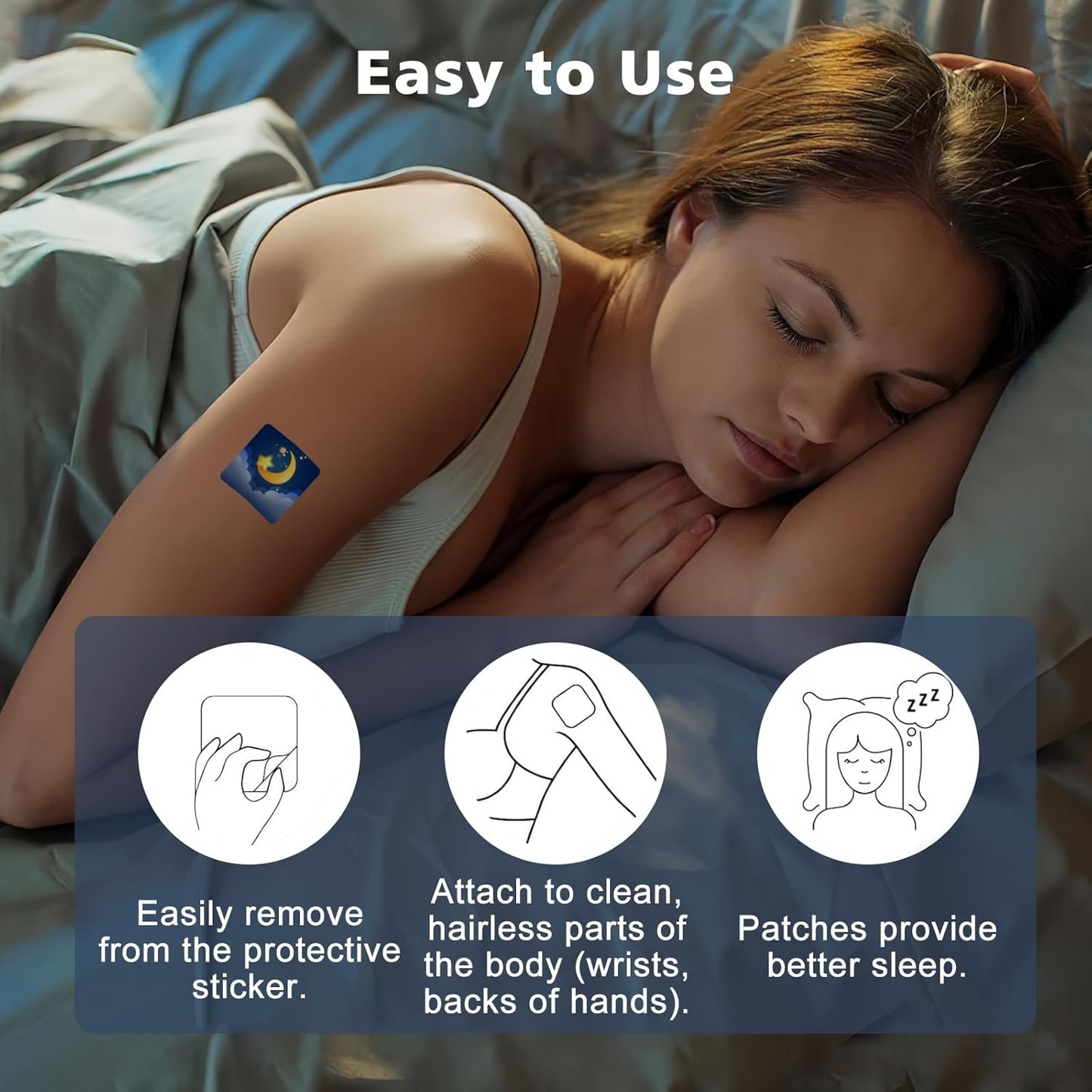 63 Zcokail Original Extra Strength Sleep Patches for Adults - Deep Sleep Aid for Men and Women