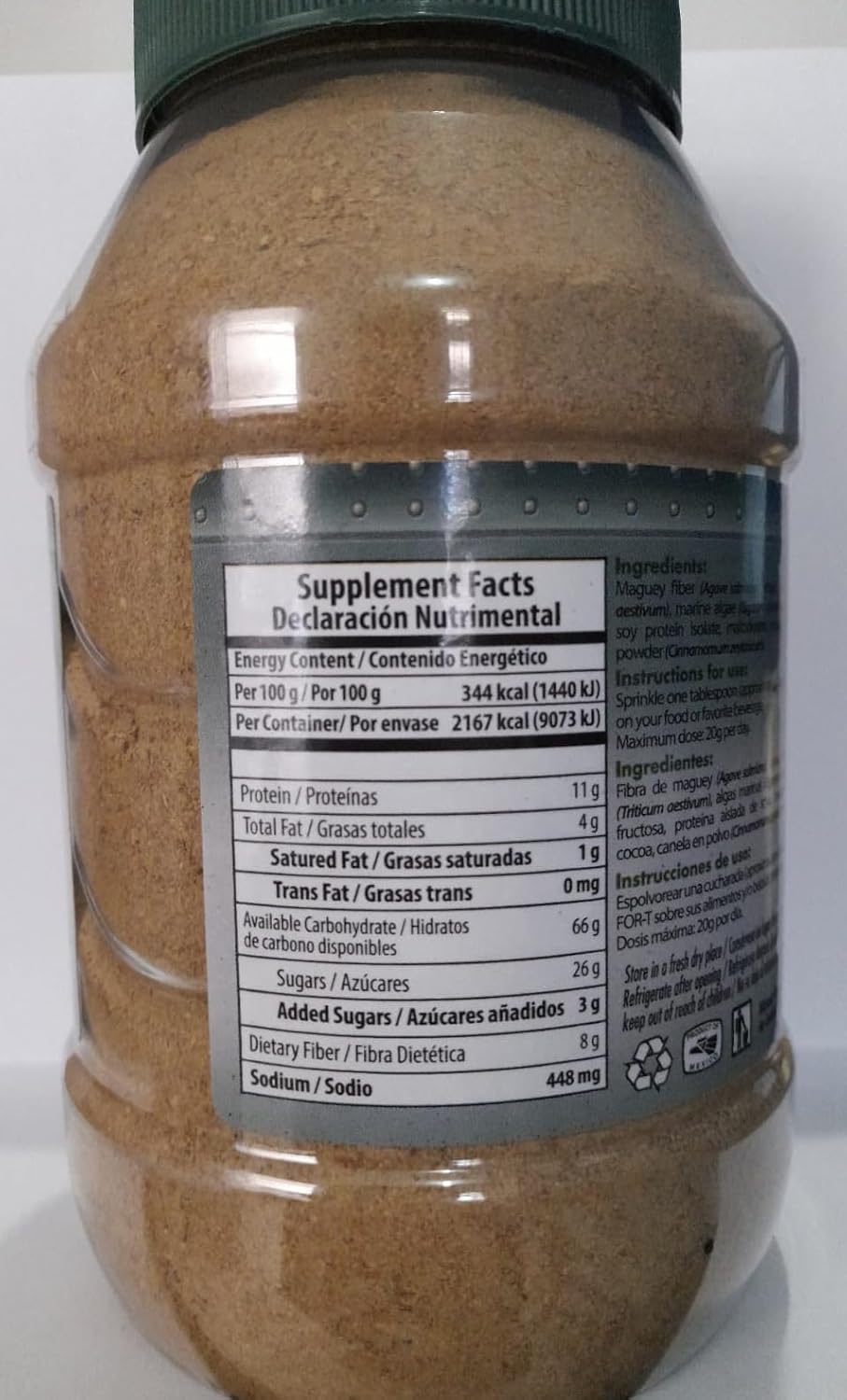 630g My Daily Fiber Forte - High Fiber Supplement for Daily Use