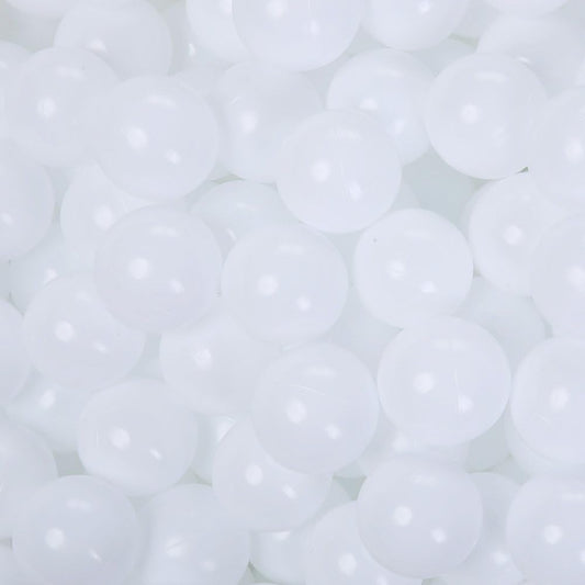 70 Pack of PlayMaty 2.36-inch Ocean Transparent Ball Pit Balls for Kids - Phthalate & BPA Free Plastic Balls for Playhouse, Play Tent, Pool Party - Toddlers & Babies Safe Fun