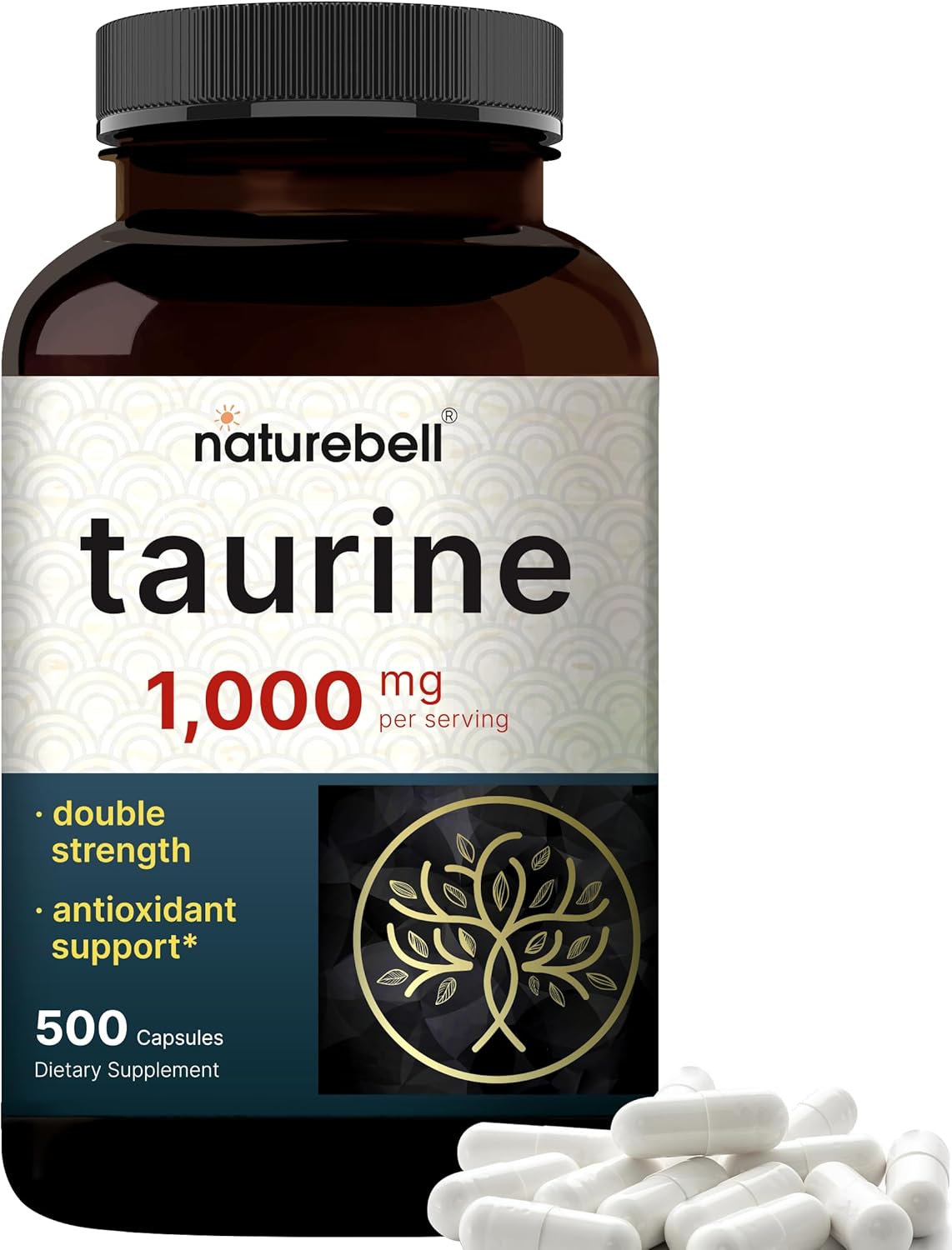 naturebell-creatine-monohydrate-powder-taurine-capsules-bundle-pack---1000mg-per-serving-micronized-creatine-amino-acids-supplement-5