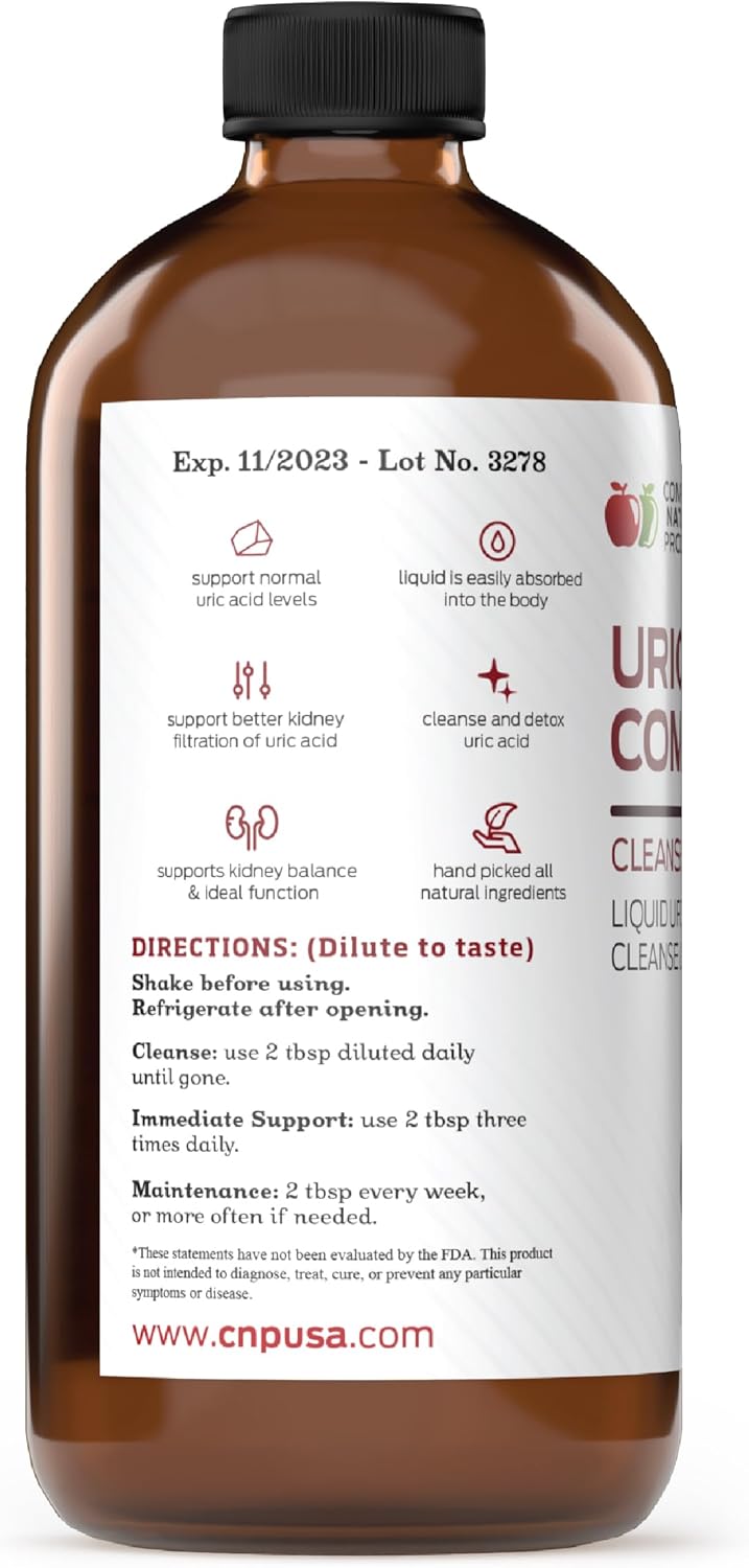 16oz-liquid-uric-acid-cleanse-supplement-with-apple-cider-vinegar-tart-cherry-beet-root---supports-kidney-health-circulation---complete-natural-product-2