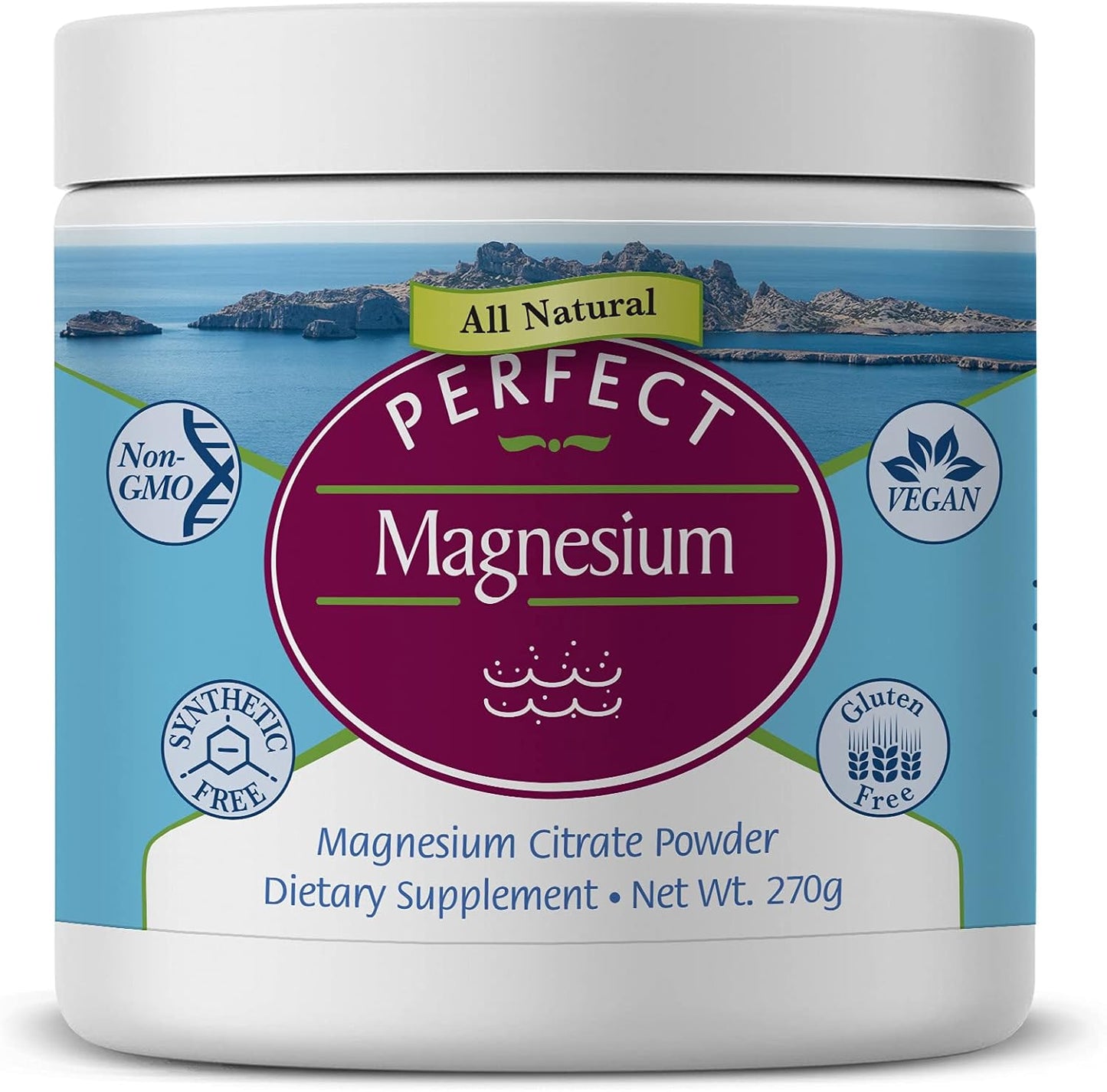High-Quality Perfect Magnesium Citrate Powder - 270g for Improved Wellness and Vitality - Espot.com.au