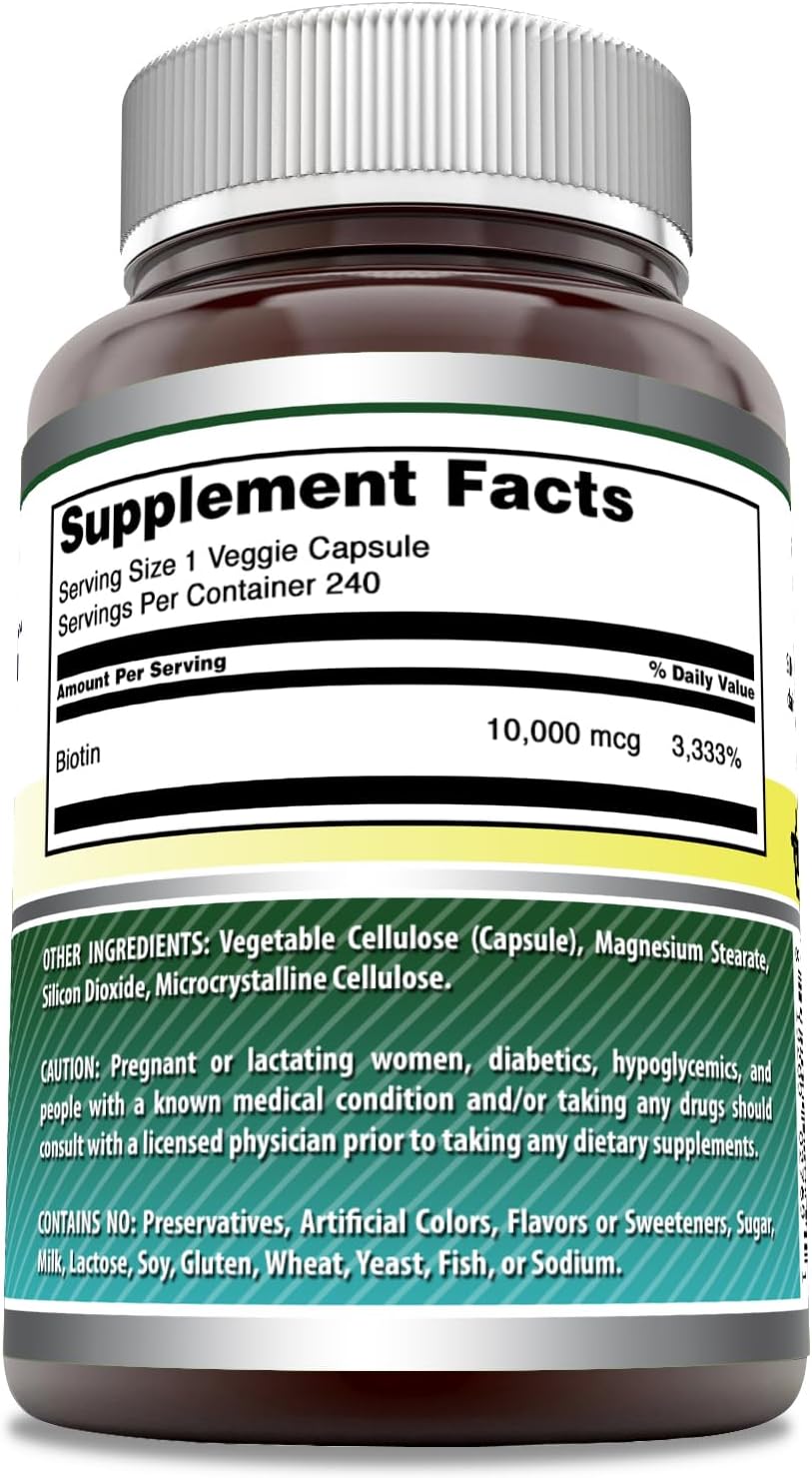 high-potency-biotin-10000-mcg-veggie-capsules---vitamin-b7-supplement---non-gmo-gluten-free---made-in-usa---240-count-2