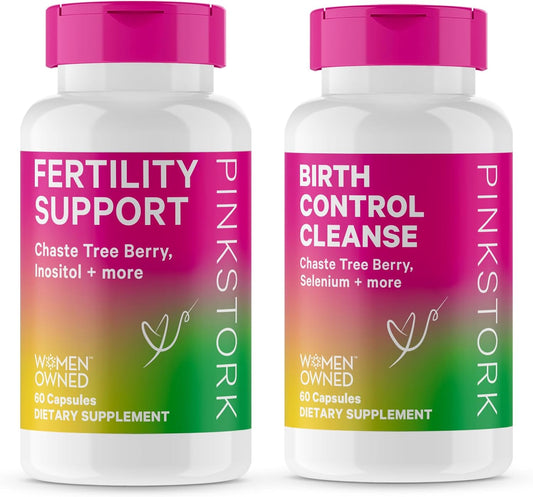 fertility-support-hormone-balance-for-women---vitex-inositol-folate-ashwagandha---2-pack---pink-stork-1