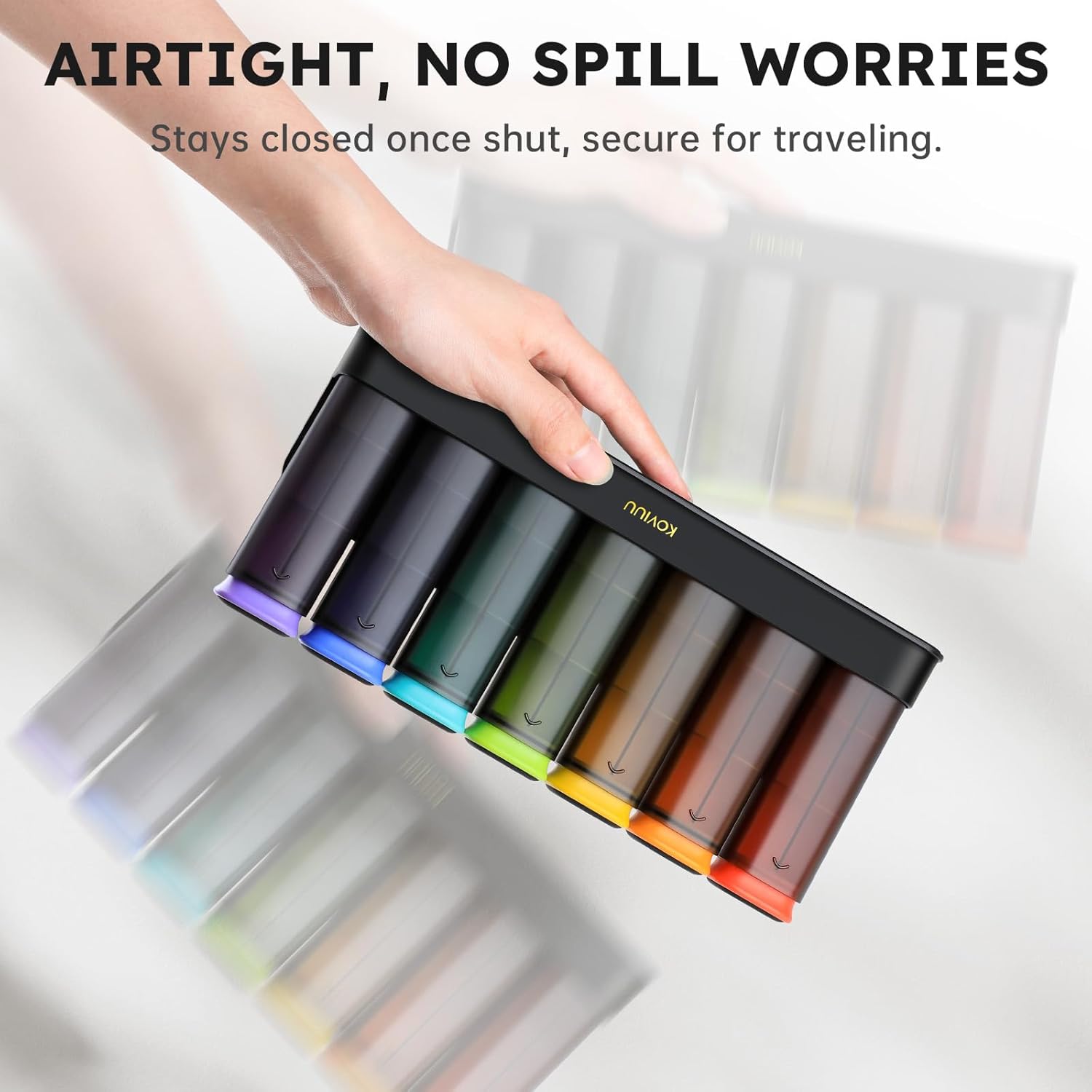 koviuu-weekly-pill-organizer-set---twice-daily-three-times-daily---translucent-black-and-black-color-options-4