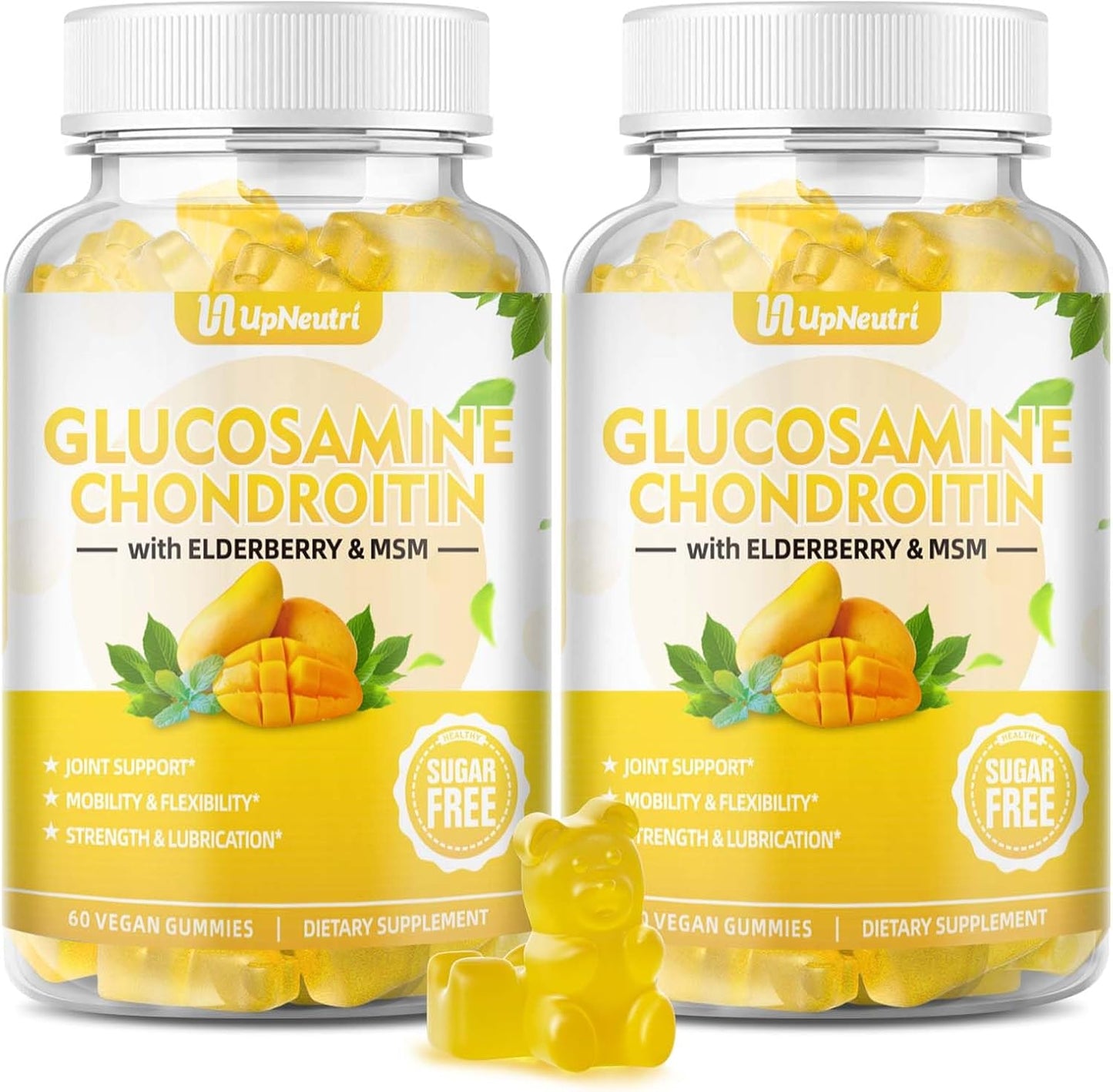 extra-strength-upneutri-sugar-free-glucosamine-chondroitin-gummies---joint-support-supplement-with-1500mg-glucosamine-chondroitin-msm-elderberry-and-turmeric-for-men-women---move-free-joint-health-formula-1