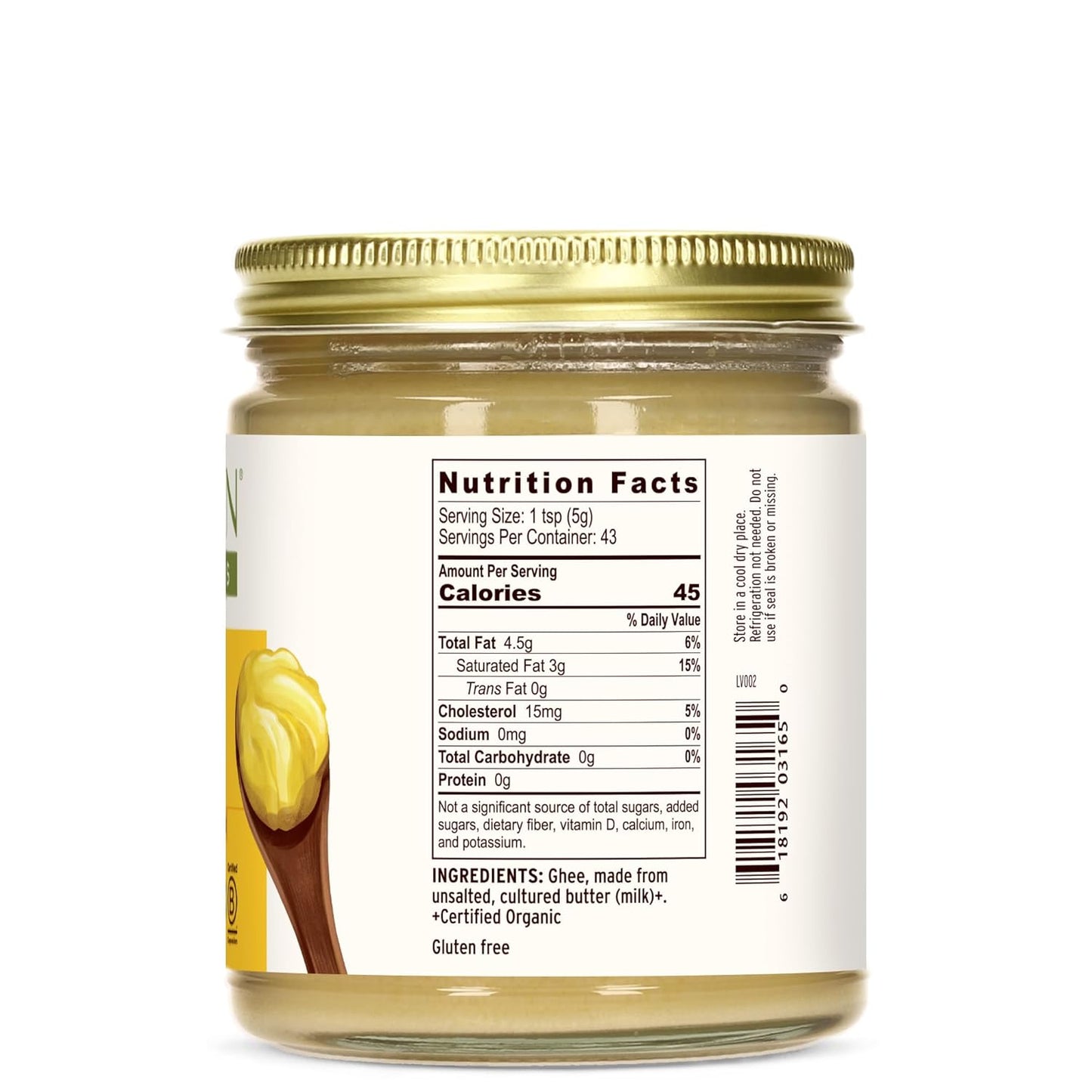 organic-grass-fed-ghee---cultured-clarified-butter-alternative-for-cooking---non-gmo-gluten-free-vegetarian---75-oz-4