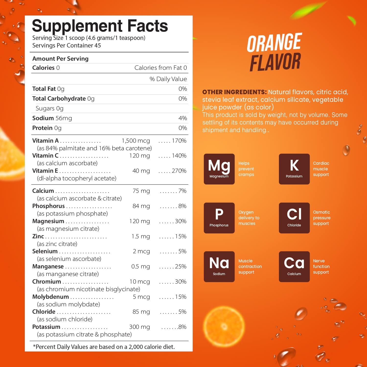 pride-naturals-inc-electrolyte-powder---sugar-free-orange-workout-recovery-hydration-drink-gluten-free-vegan-keto-paleo-beverage-with-immune-boosting-vitamins---198g-3
